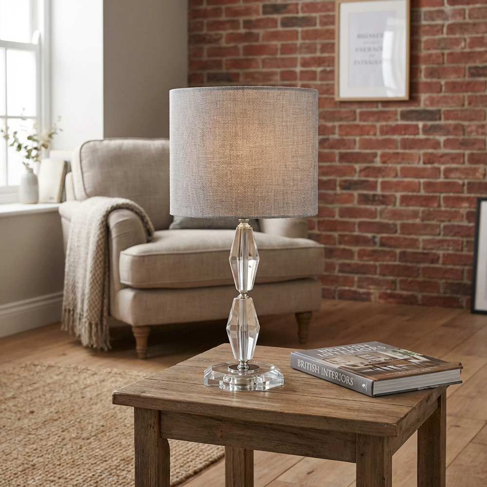 Aria Table Lamp Grey Image 7