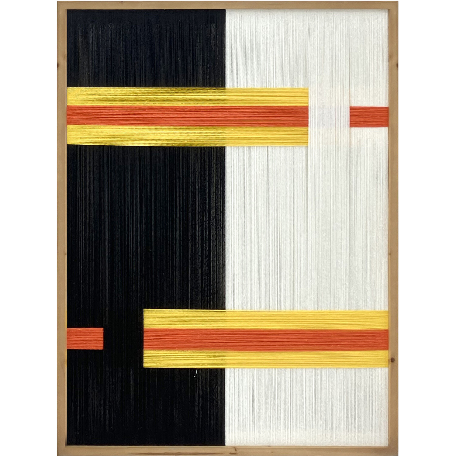 Abstract Woven Modern Framed Art Assorted Image 6