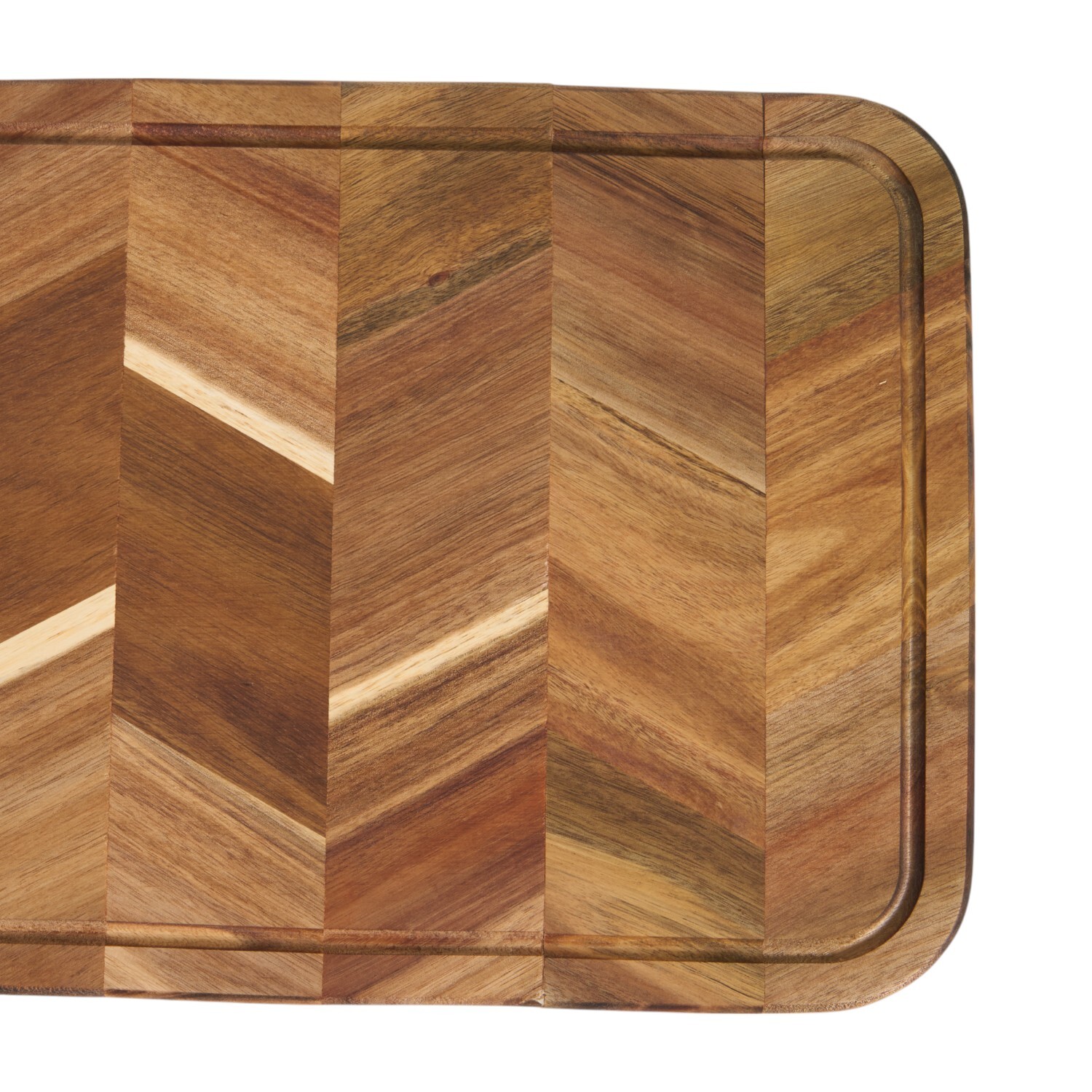 Premium Mixed Grain Acacia Chopping Board Natural Image 3