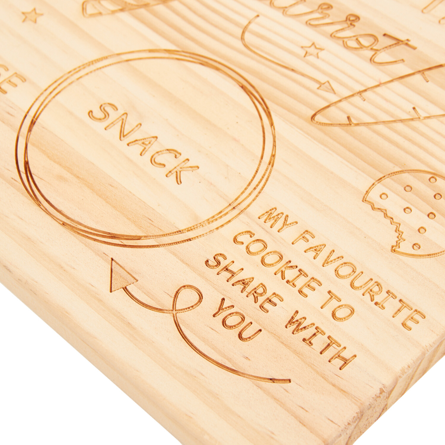 Christmas Eve Treats for Santa Tray - Wood Image 3