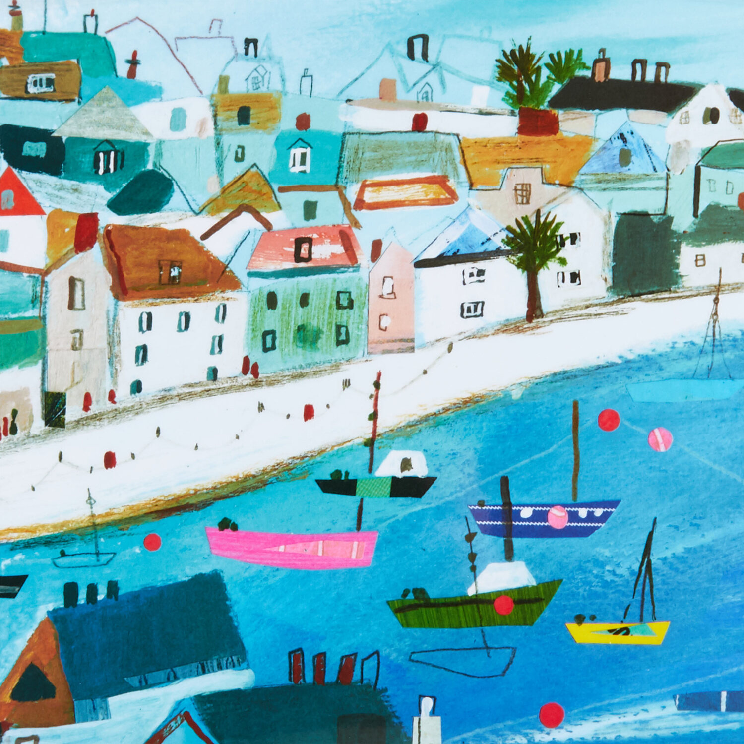 St Ives Tray - Blue / Large Tray Image 2