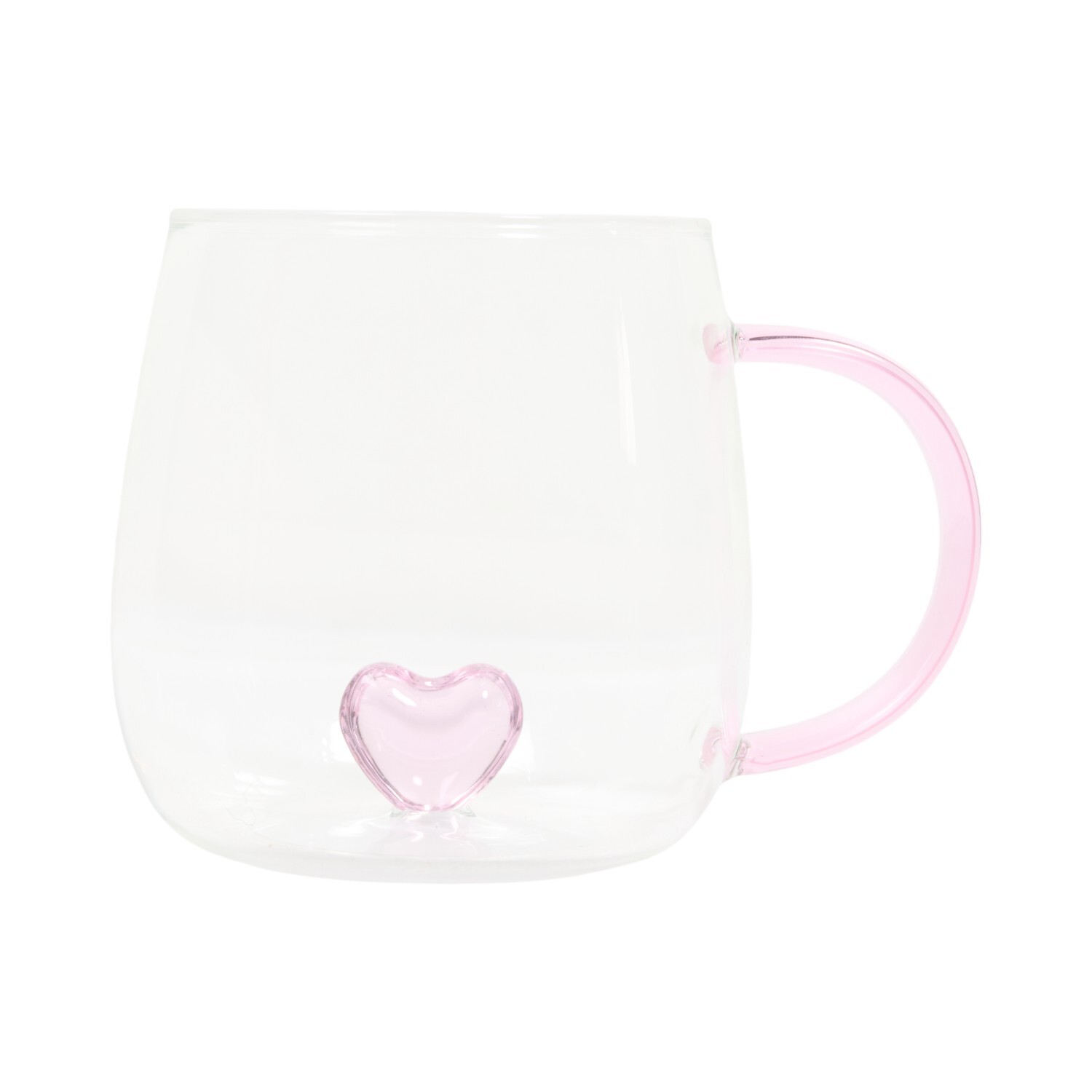 3D Heart or Cherry Glass Mug Image 5