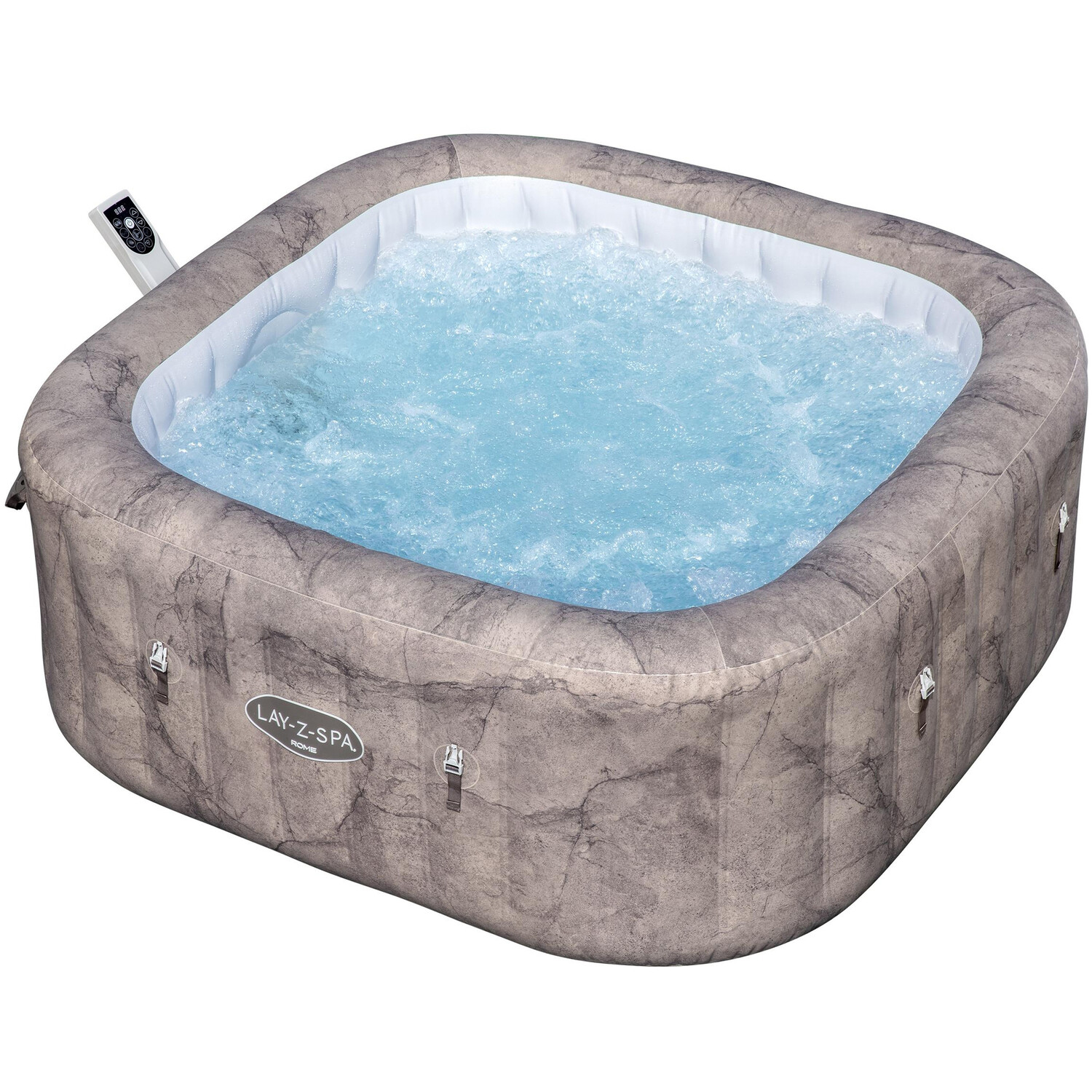 Lay-Z-Spa Rome MaxHold Smart AirJet - Brown Image 6