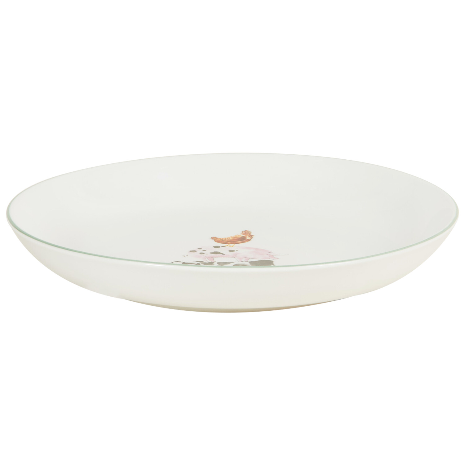 Daisy Farm Serving Bowl - White Image 4