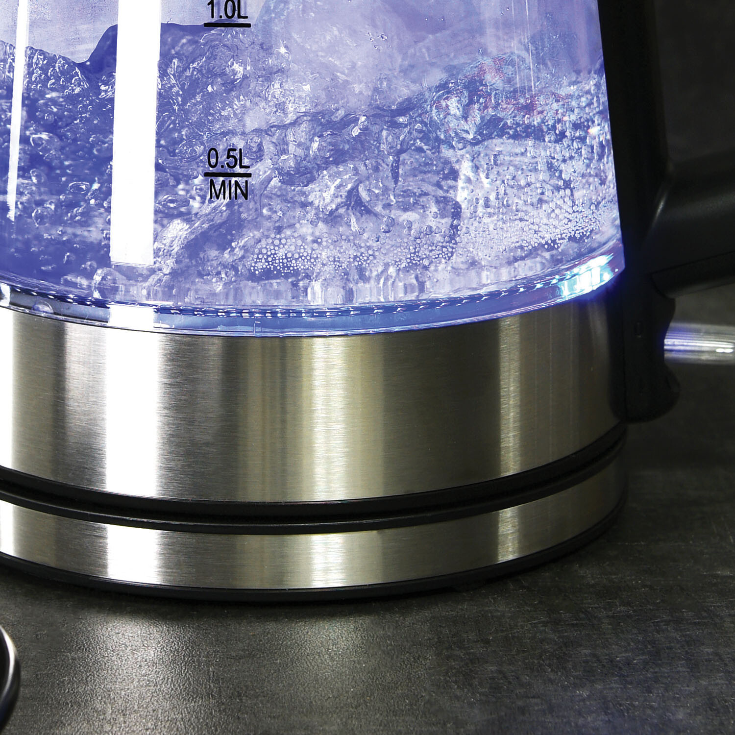 5 Colour Lustre Glass Kettle - Multicolour Image 7