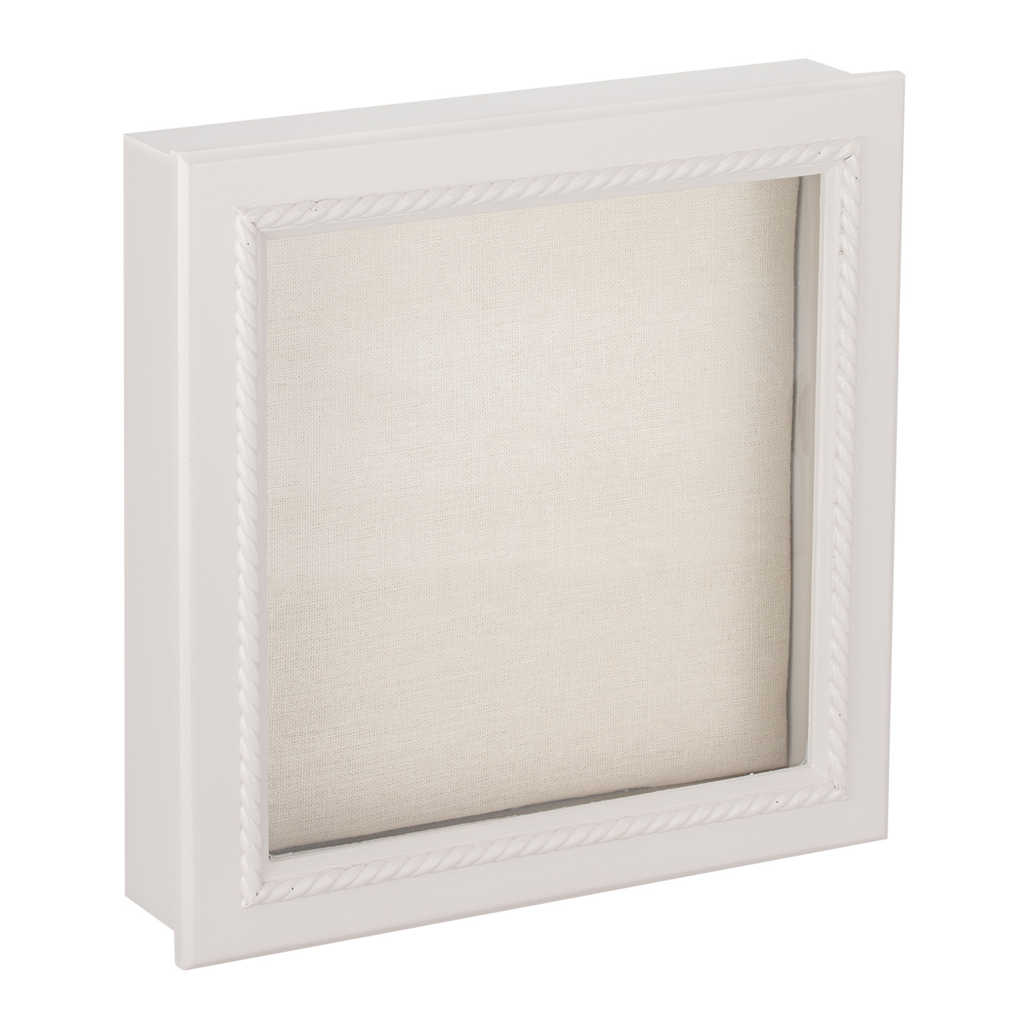 Twist Edge Grey Box Photo Frame 10 x 10inch Image 2