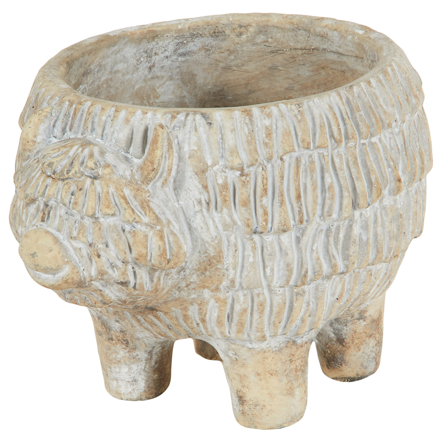 Highland Cow Planter - Neutral Image 4