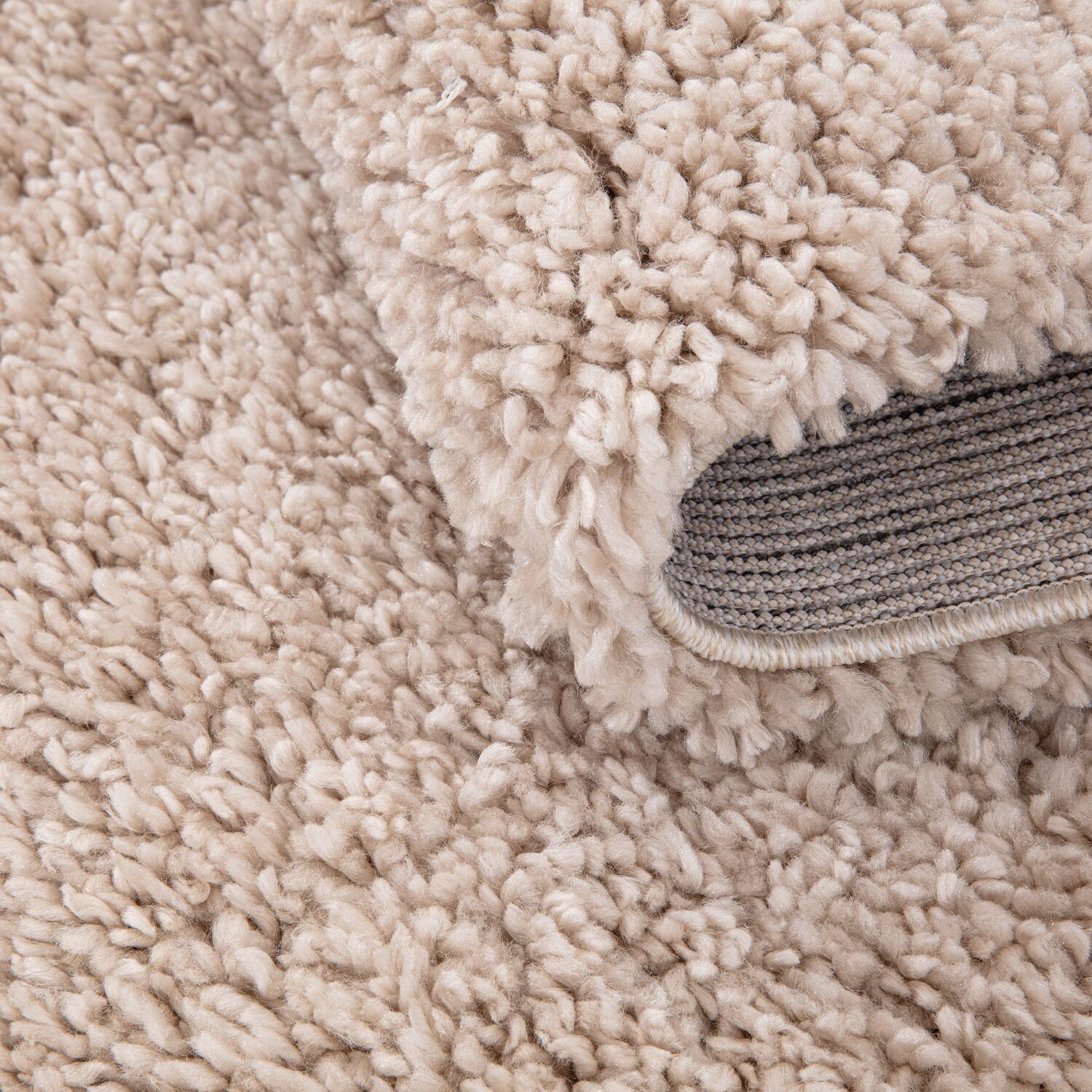 Kingston Textured Rug  - Champagne / 100cm Image 3