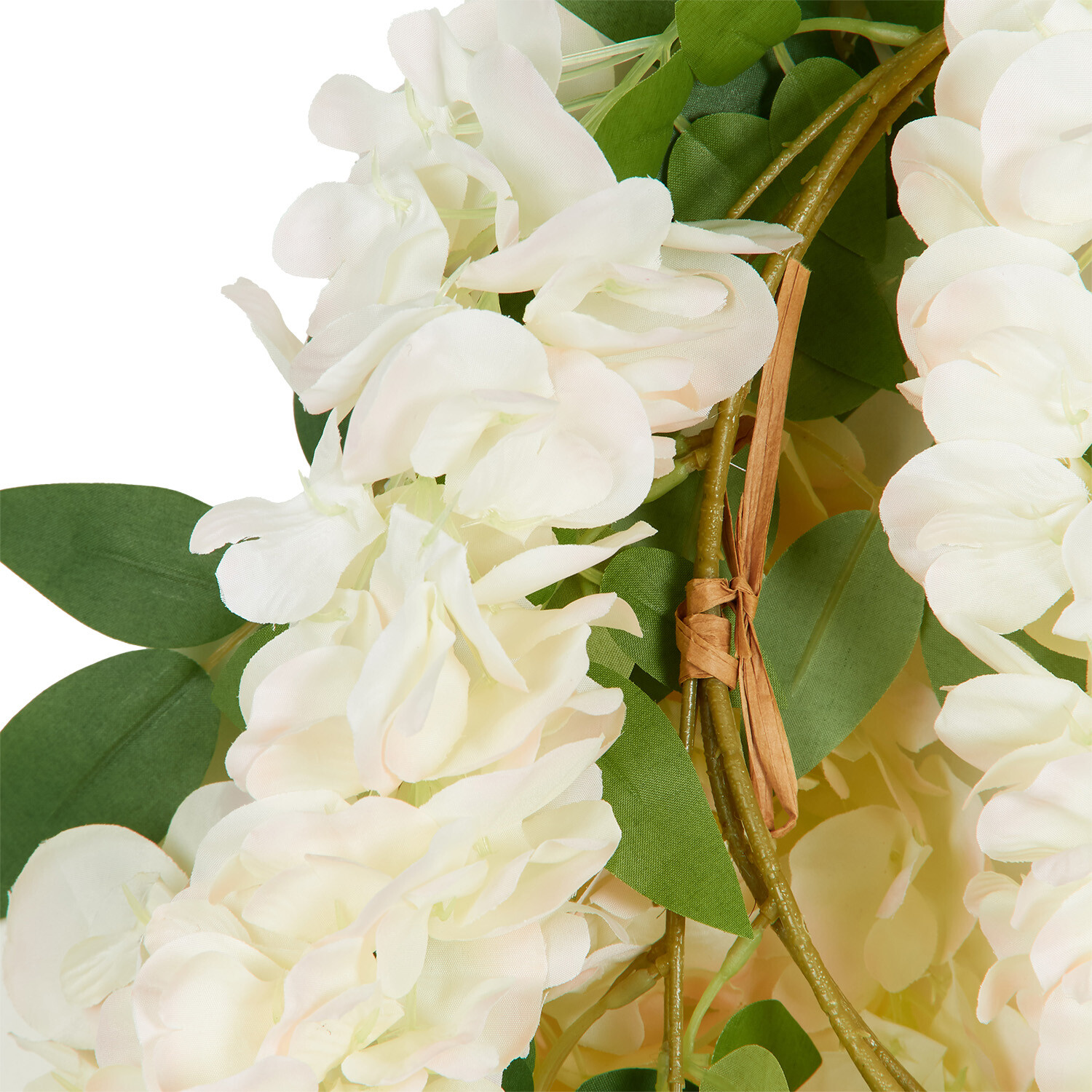 Wisteria Blossom Garland 1.5m - White or Vintage Off White Image 3