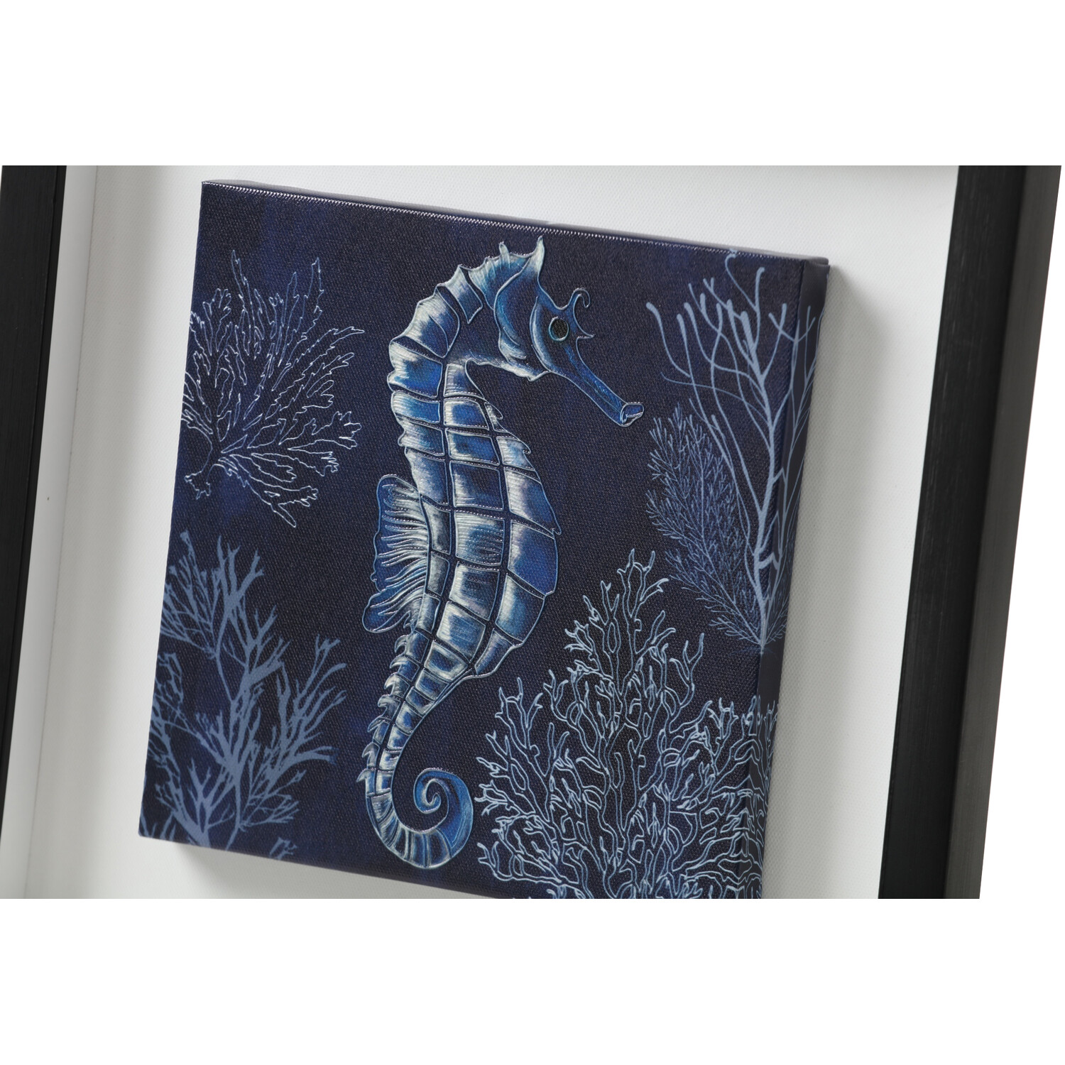 Aquatic Giclee Framed Art - Navy Image 3
