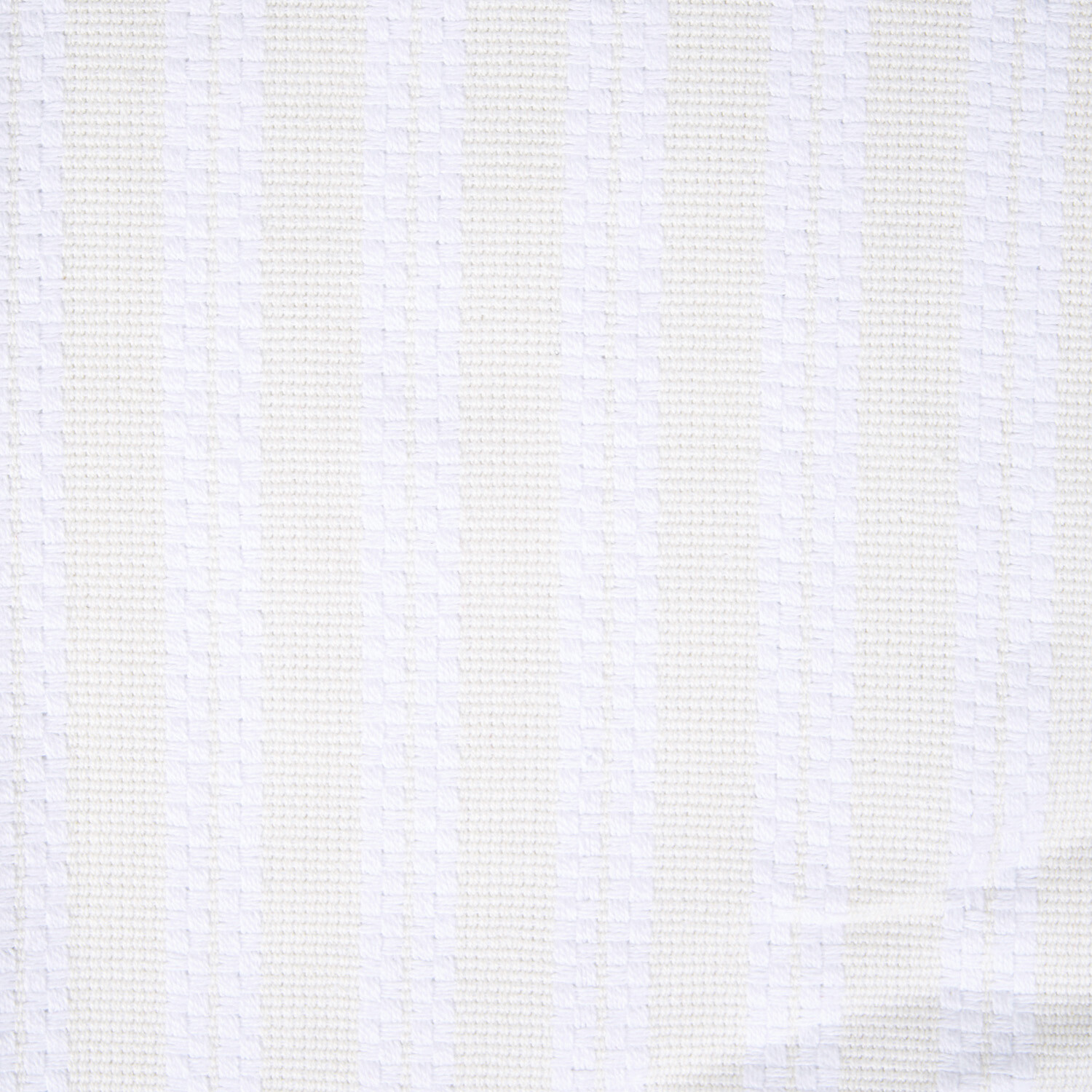 Pack of 3 Basket Weave Tea Towels - Cream Image 7