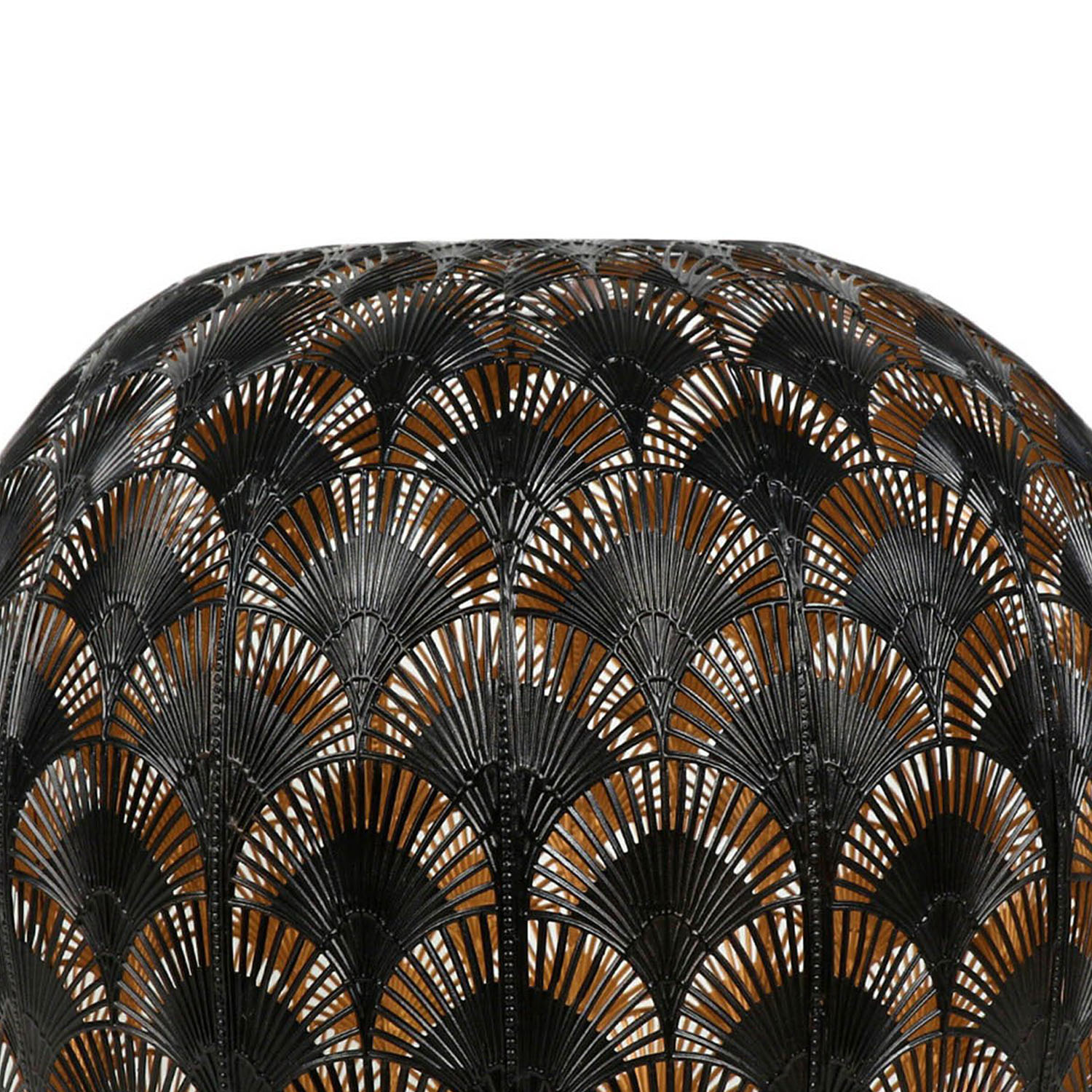 Black and Gold Morrocan Dome Pendant Light Image 6