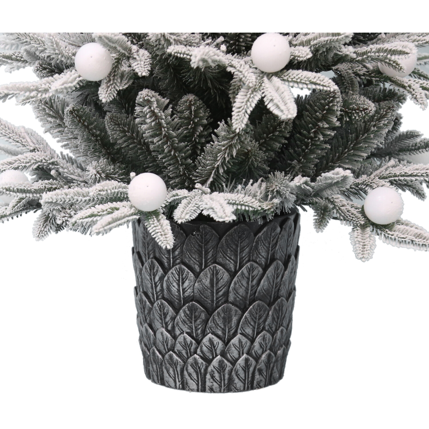 Alpine Pre-Lit Tree White Image 5