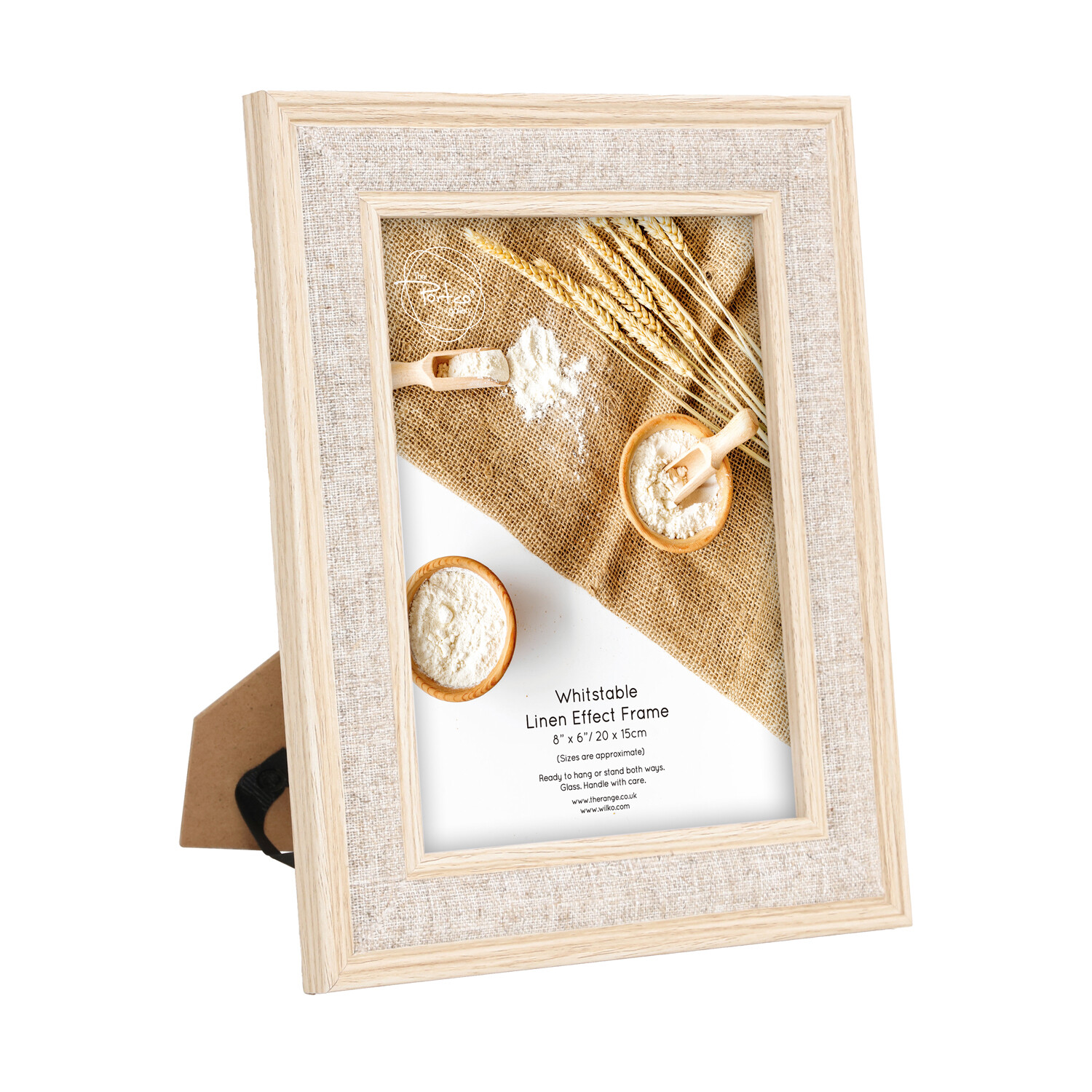 Whitstable Linen Effect Frame - Brown / 6 x 8 inch Image 5