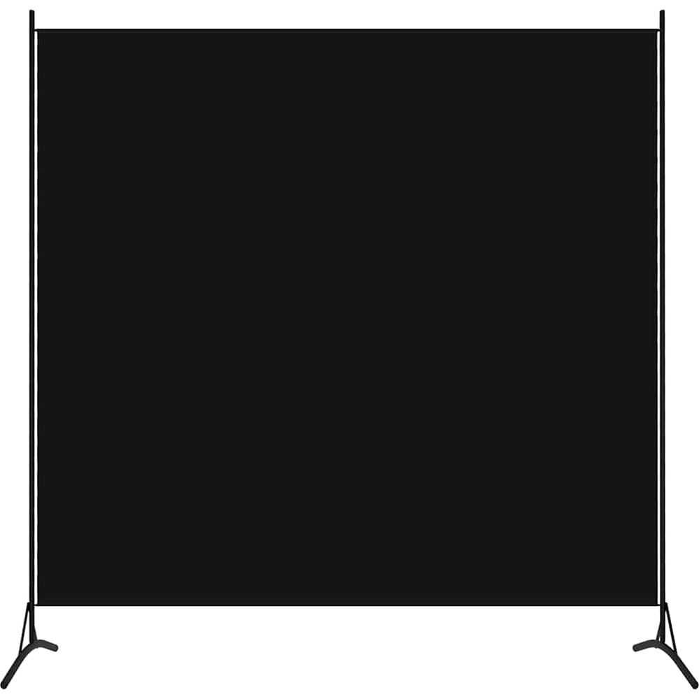 Walplus Single Panel Black Room Divider 175 x 180cm Image 3