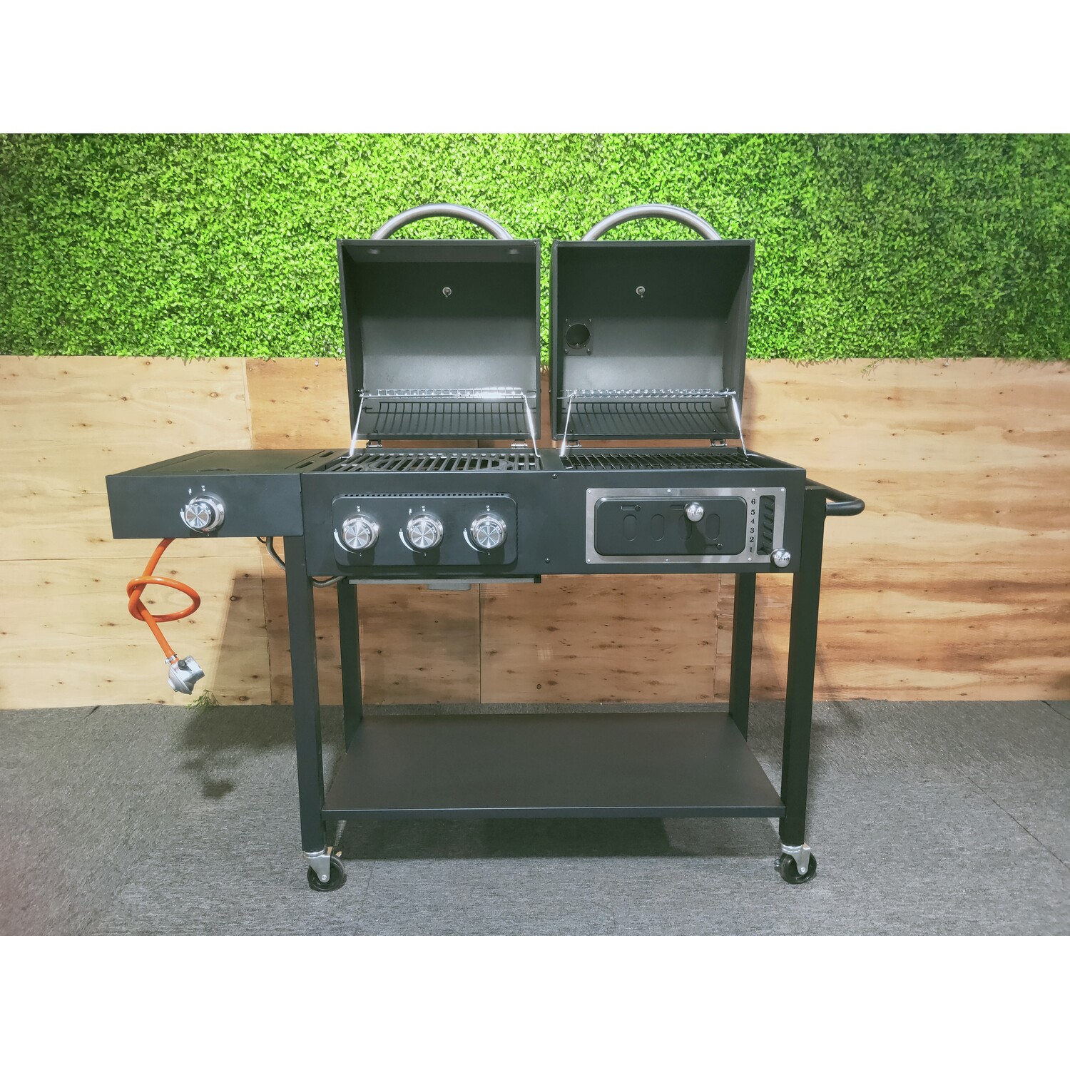 Columbus Dual Fuel BBQ - Black Image 5