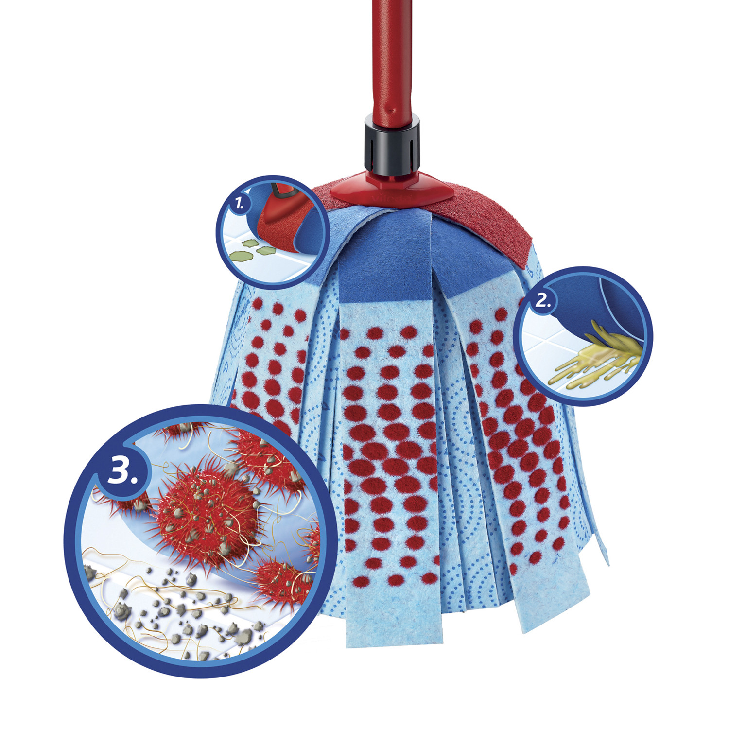 Vileda Supermocio 3Action XL Mop Refill Image 4