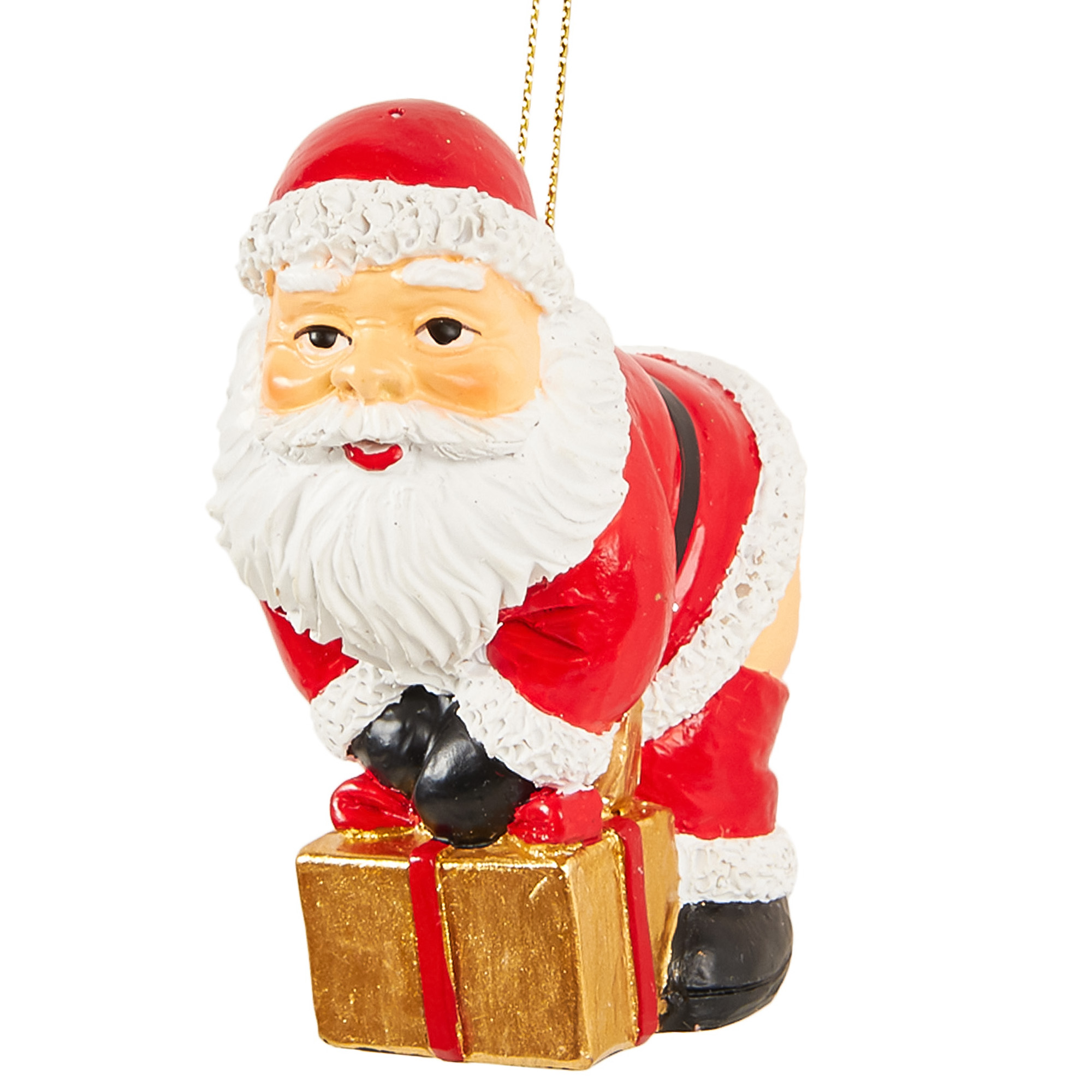 Cheeky Santa Hanging Decoration Image 3