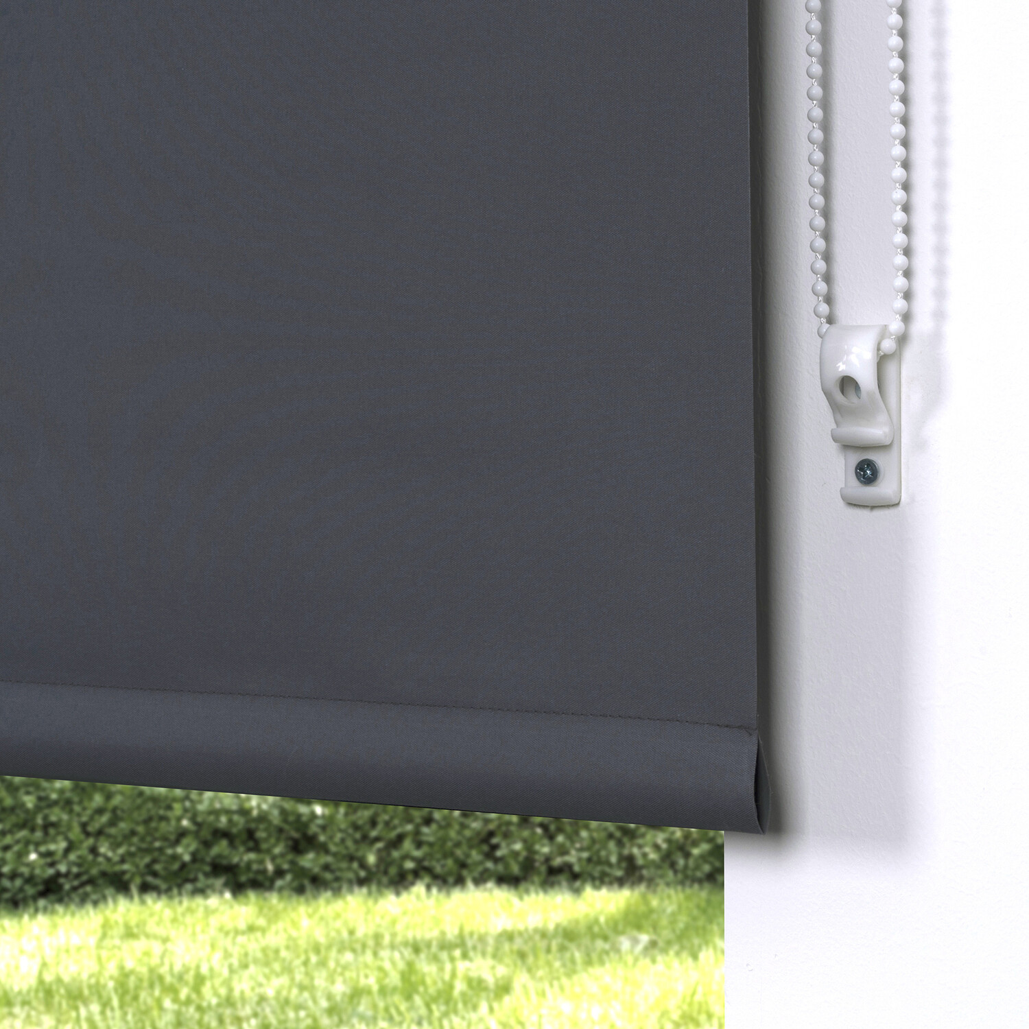 Plain Blackout Blinds - Neutral Grey / 60cm Image 6