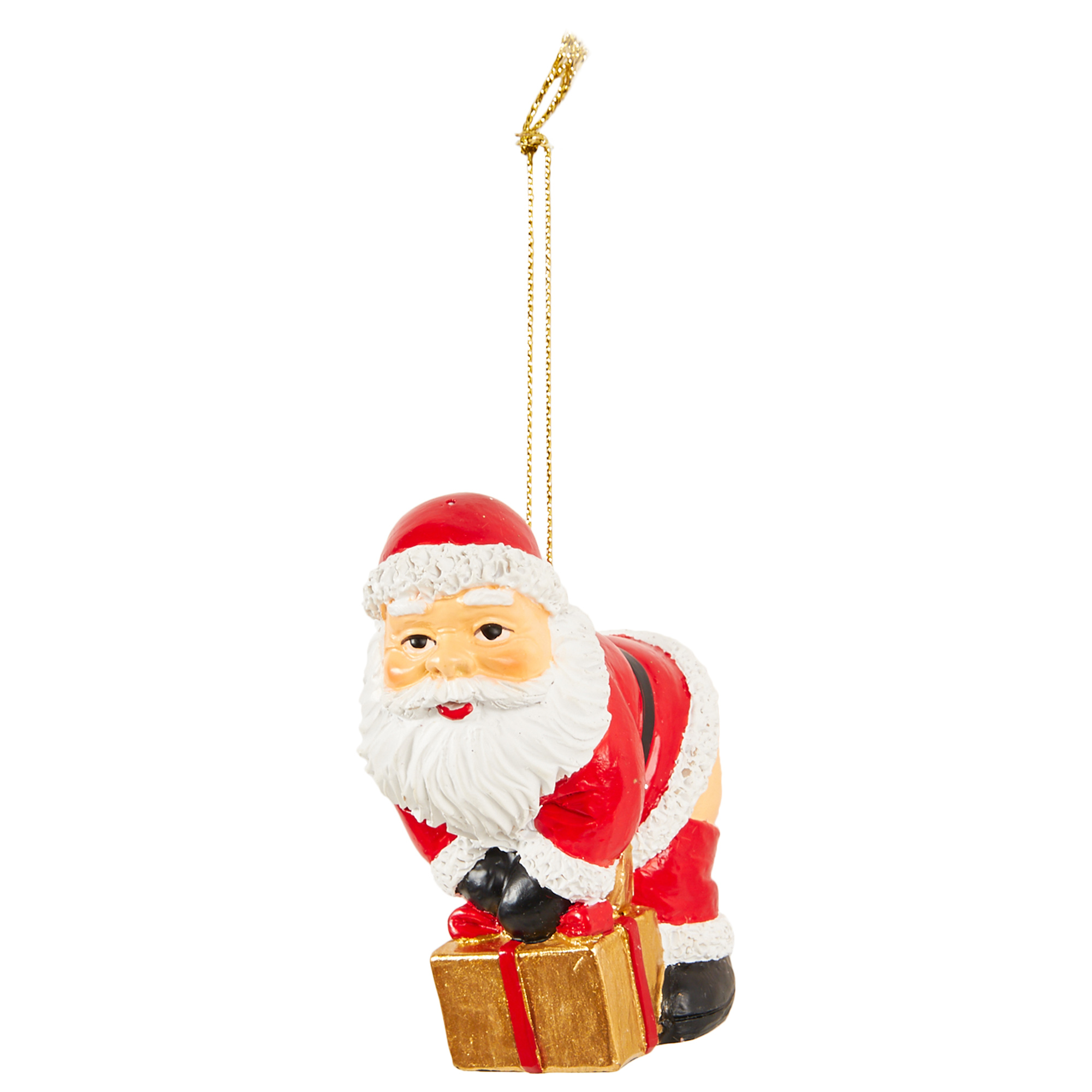 Cheeky Santa Hanging Decoration Image 2