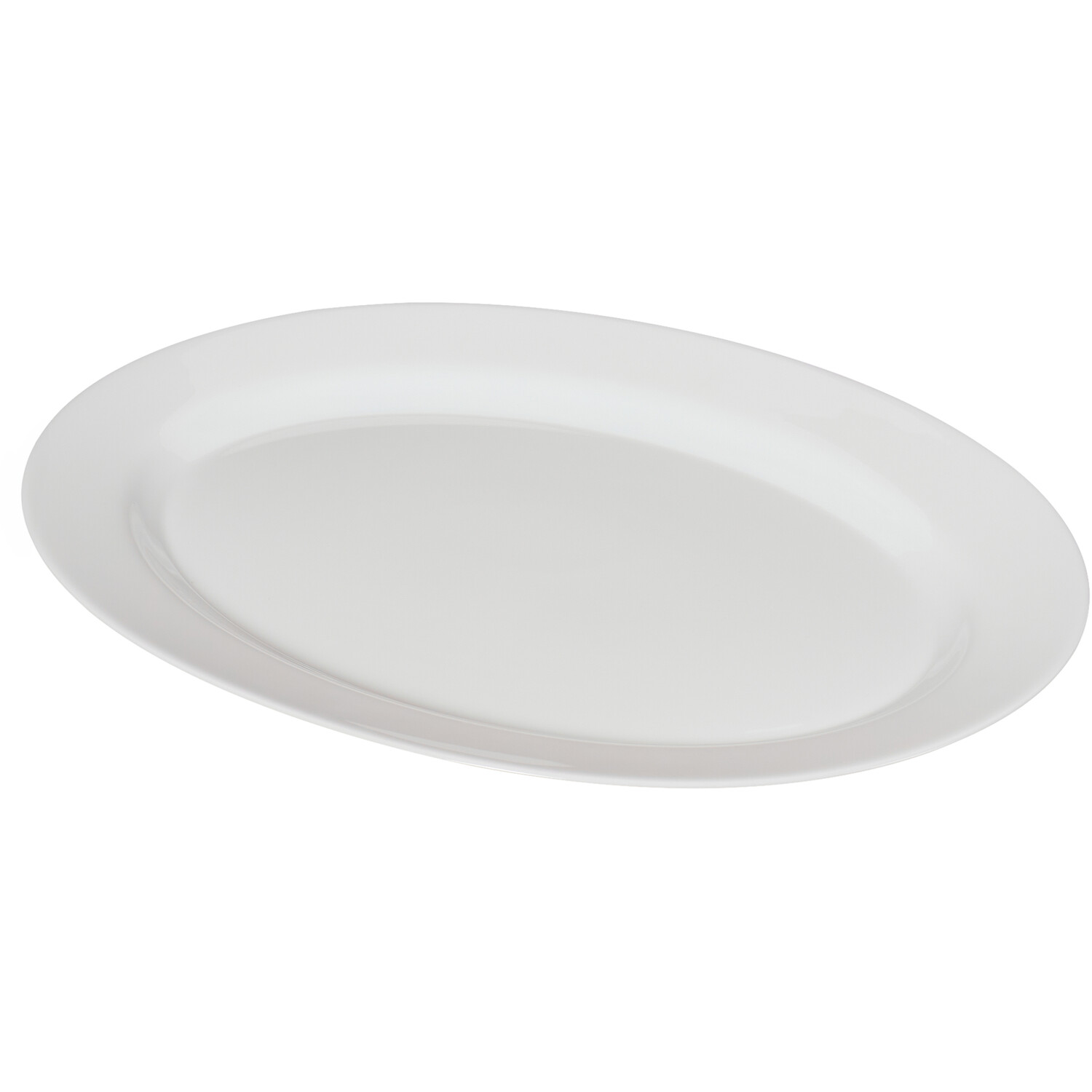 Aria Oval Steak Plate - White Image 3