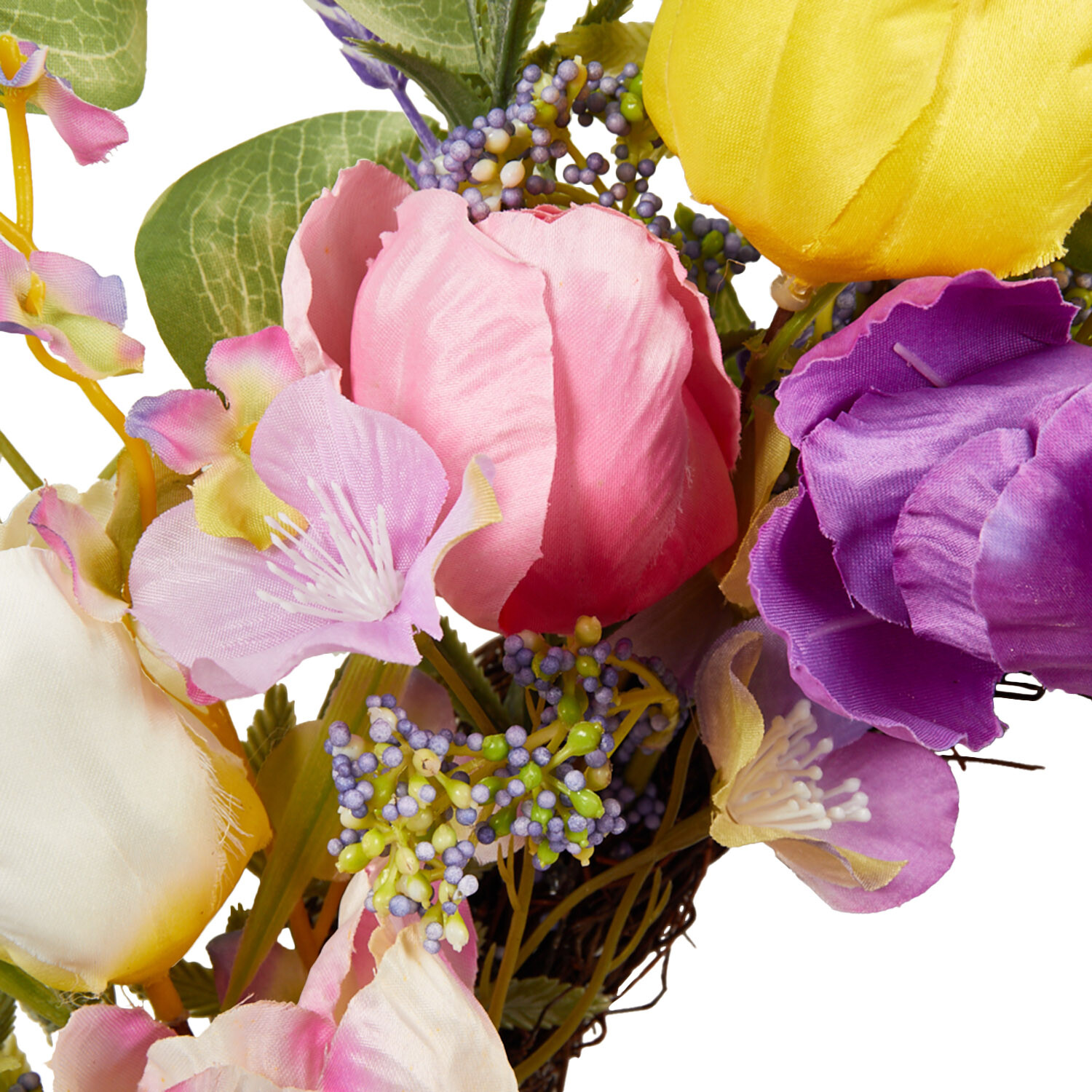 Tulips Garden Wreath Image 3