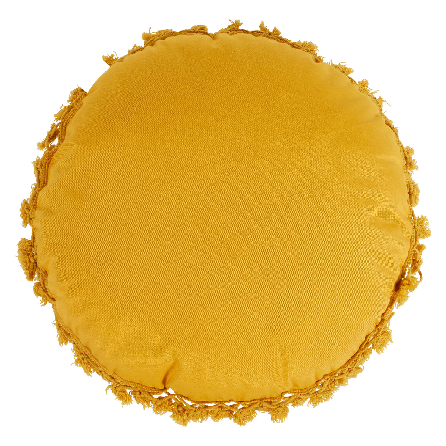 Sahara Outdoor Round Cushion - Ochre Image 2