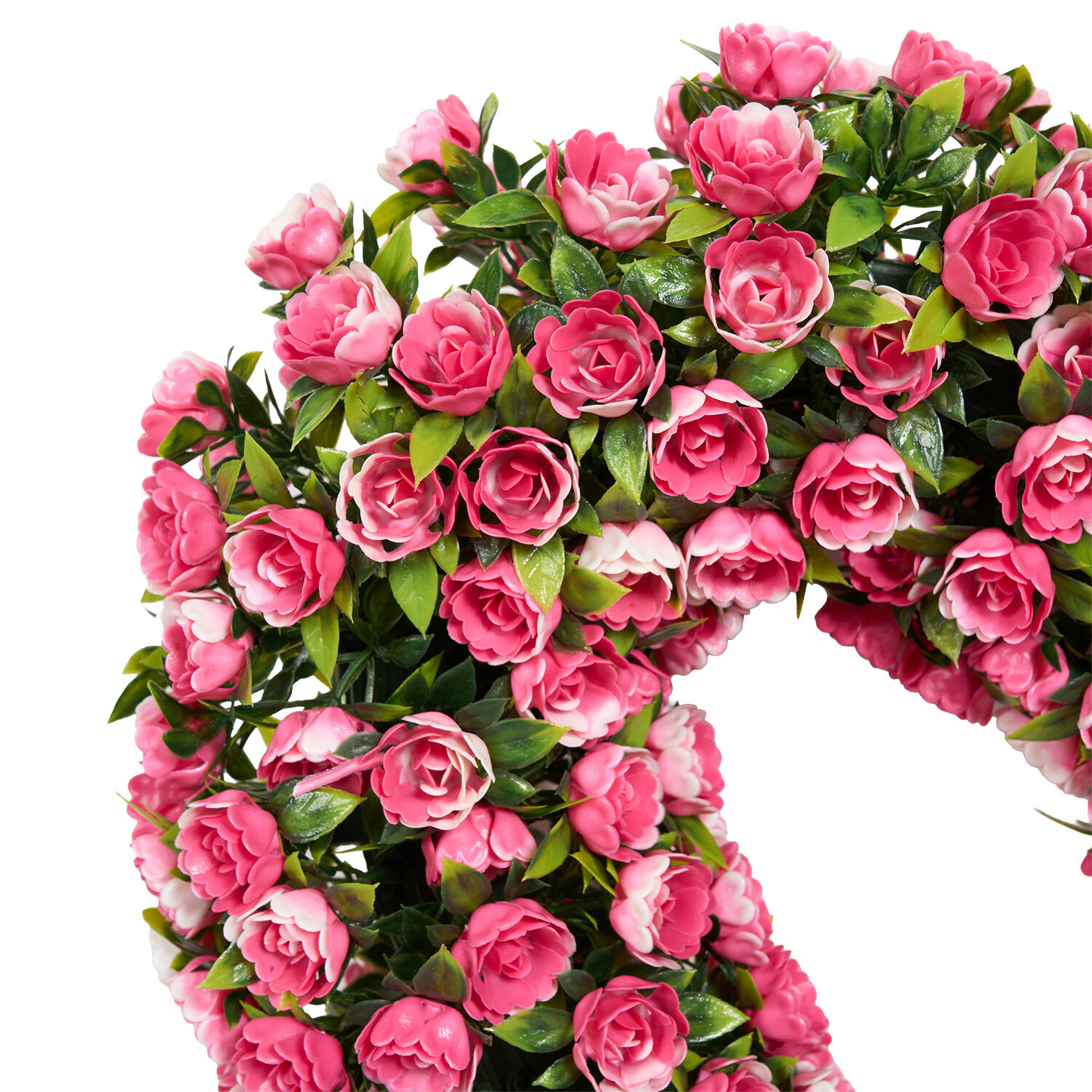 Flower Heart Wreath Pink Image 3