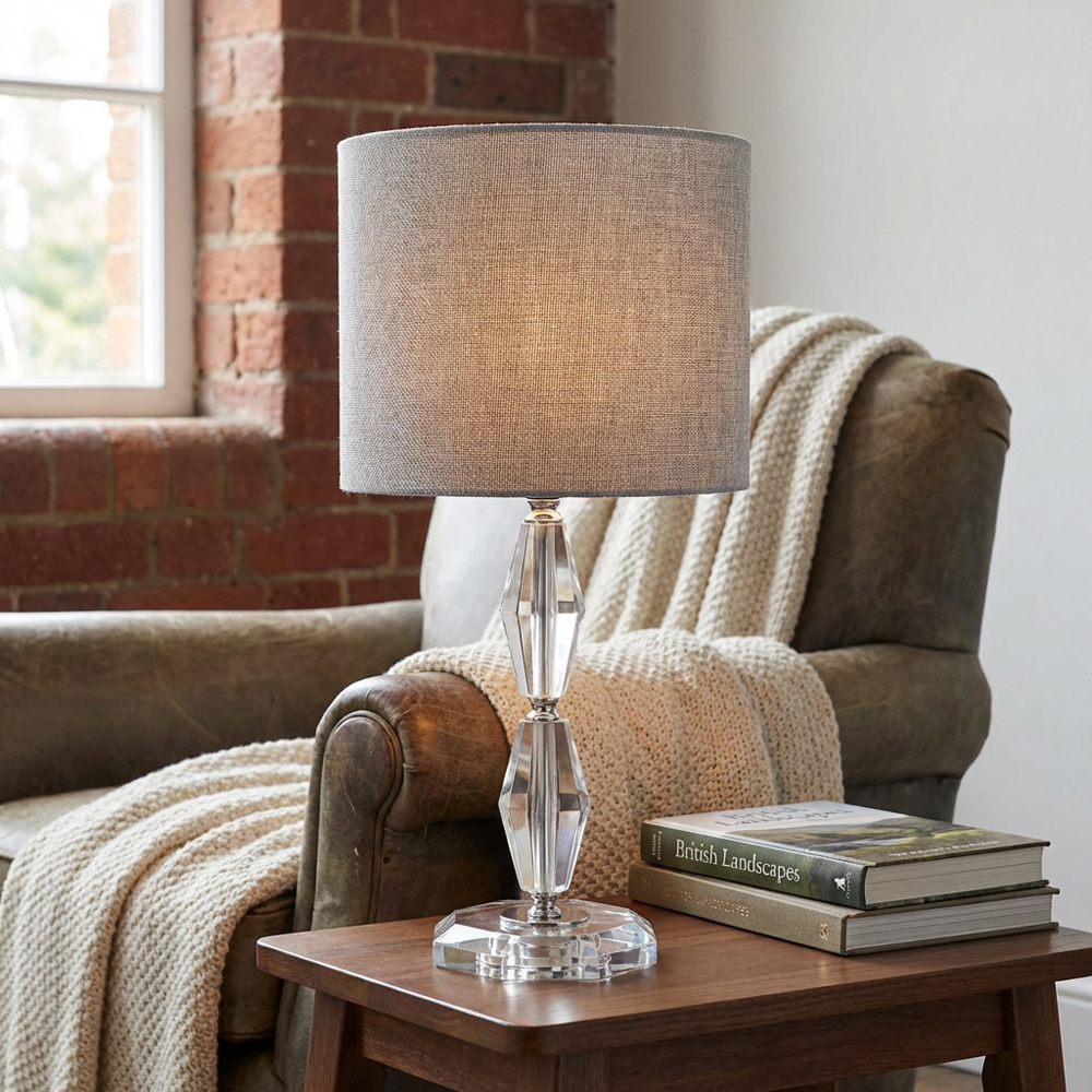 Aria Table Lamp Grey Image 5