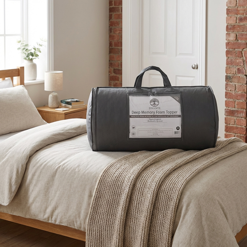 Divante Single Deep Memory Foam Mattress Topper Image 7