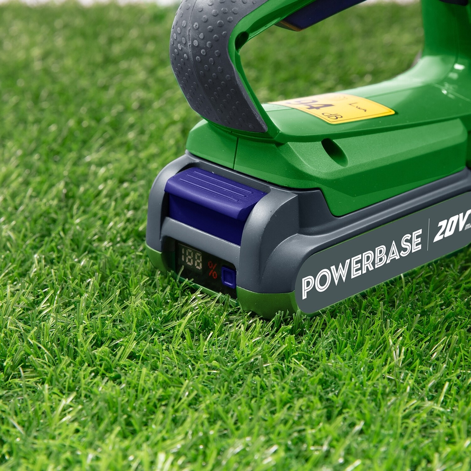 Powerbase Cordless Pole Hedge Trimmer 20V - Green Image 5