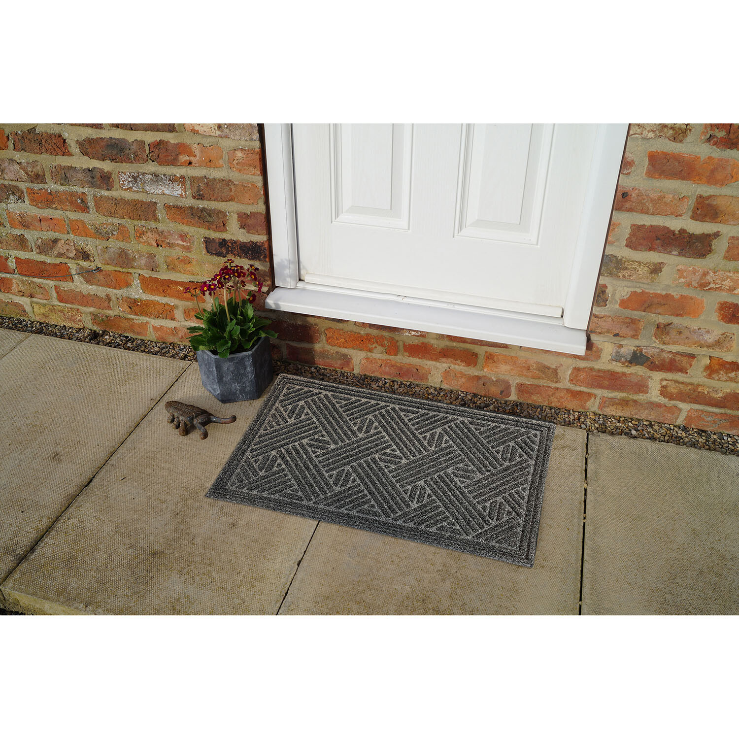 Primeur Scratchy Scrape Doormat - Black Image 2