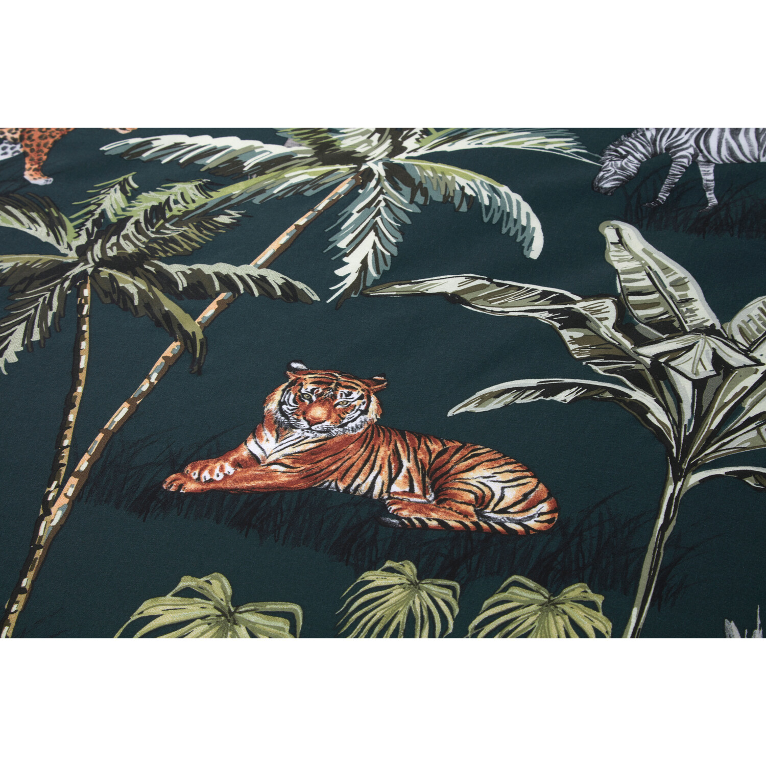 Malawi Duvet Cover and Pillowcase Set - Navy / Superking Image 5