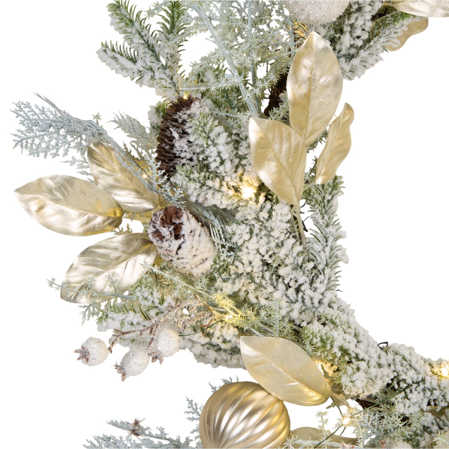 Gold Leaf Wreath Image 5