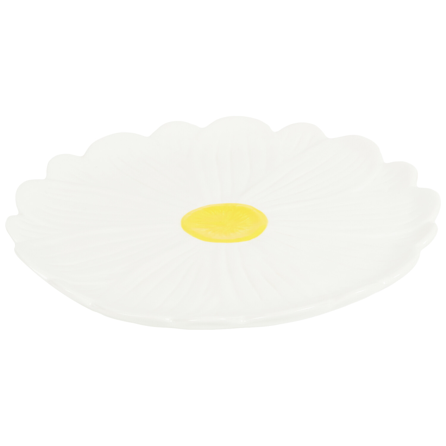 Daisy Plate - Yellow and White / Large Image 2