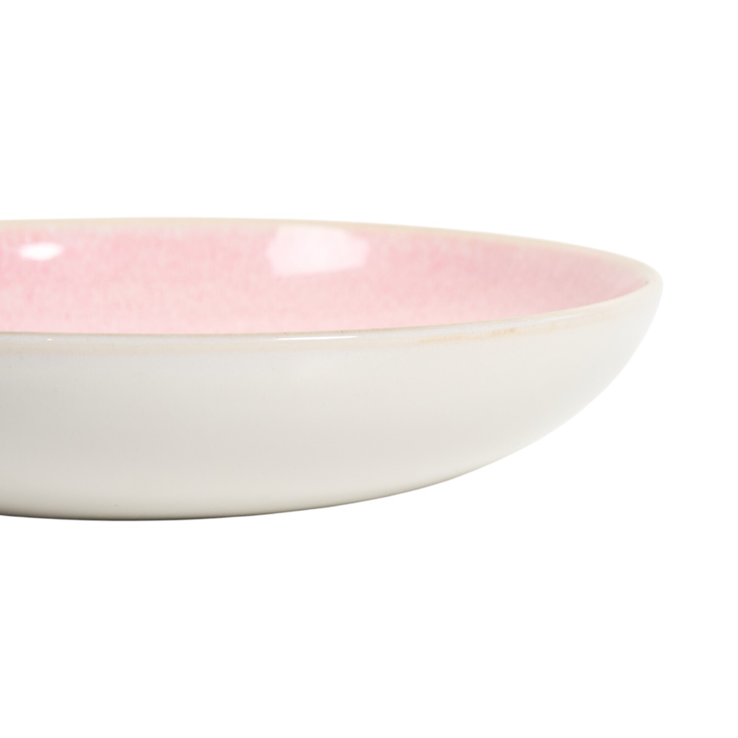 Reactive Glaze Pasta Bowl Pink Image 3