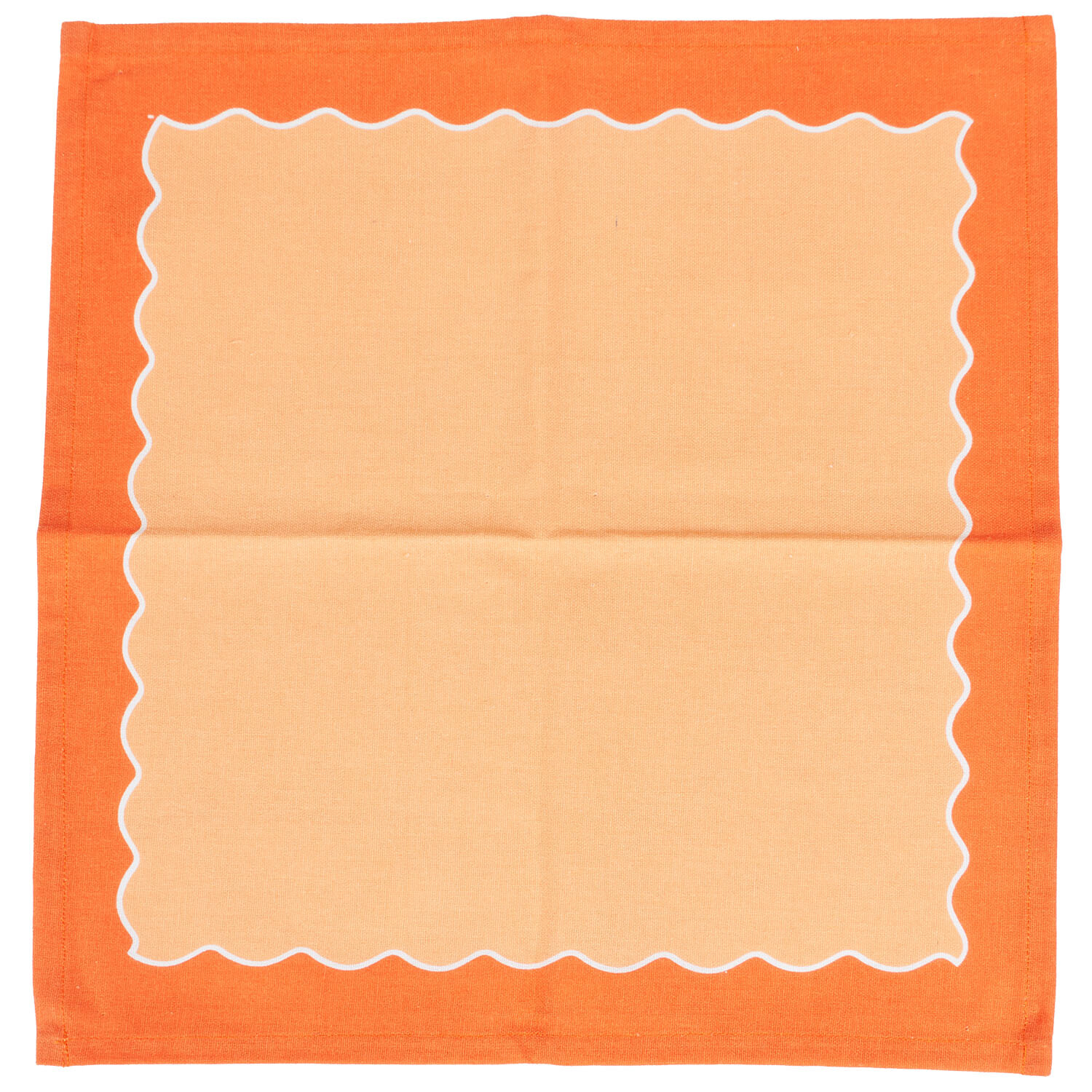 Pack of 4 Wave Edge Napkins - Multicolour Image 11