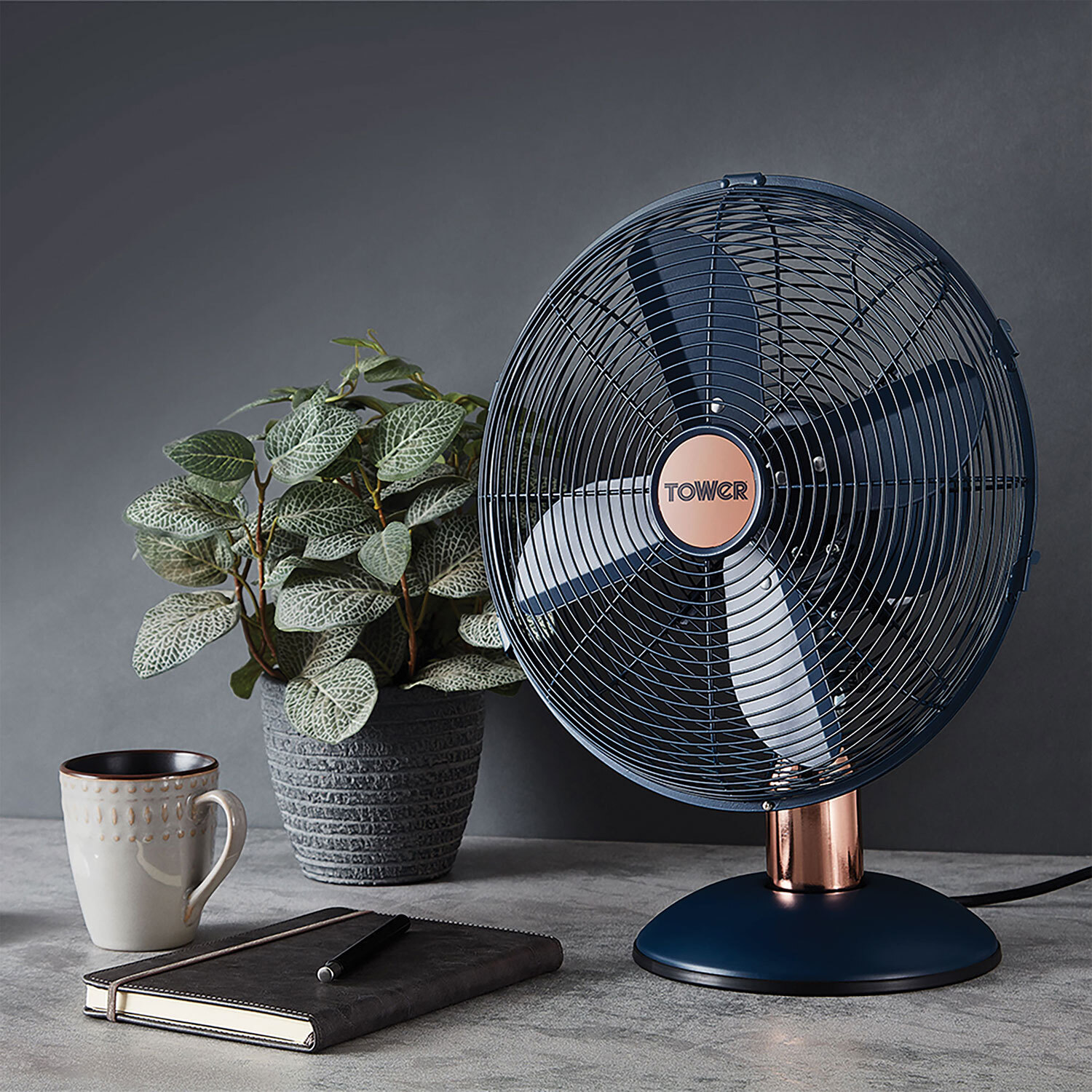 Tower Cavaletto Desk Fan 12 inch Image 4