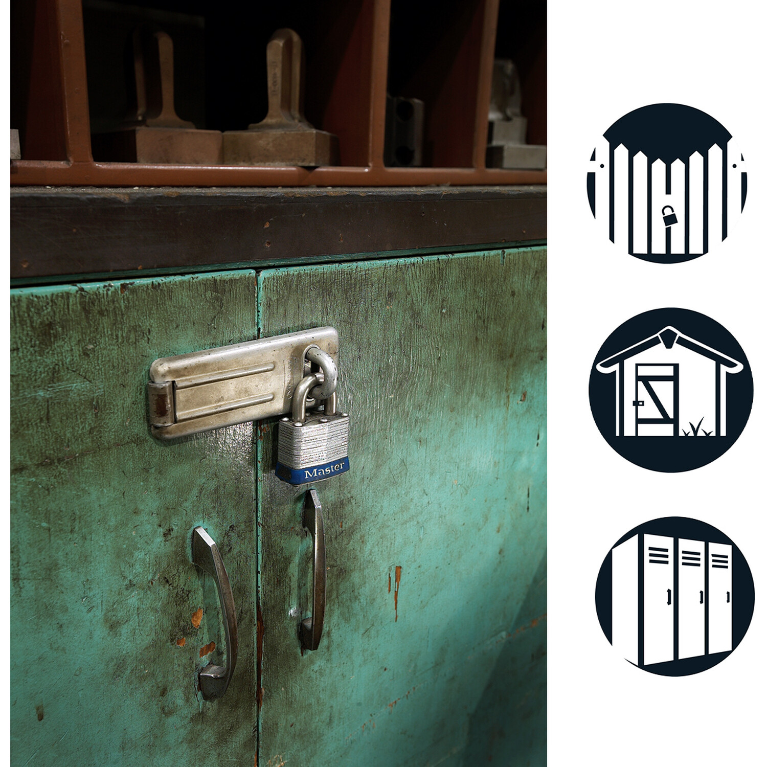 Master Lock Laminated Steel Padlock 40mm Image 5