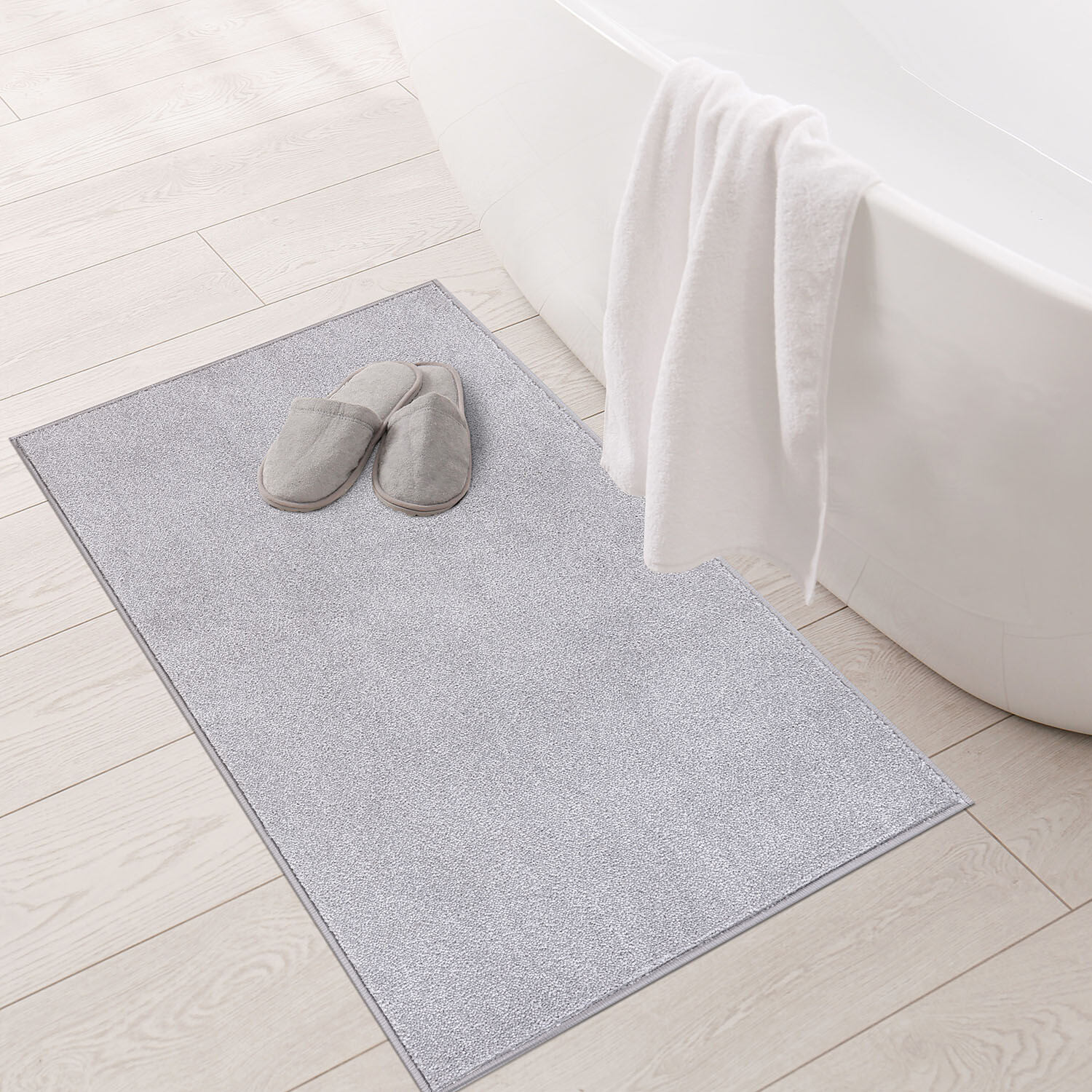 Glam Washable Rug - Silver Image 2