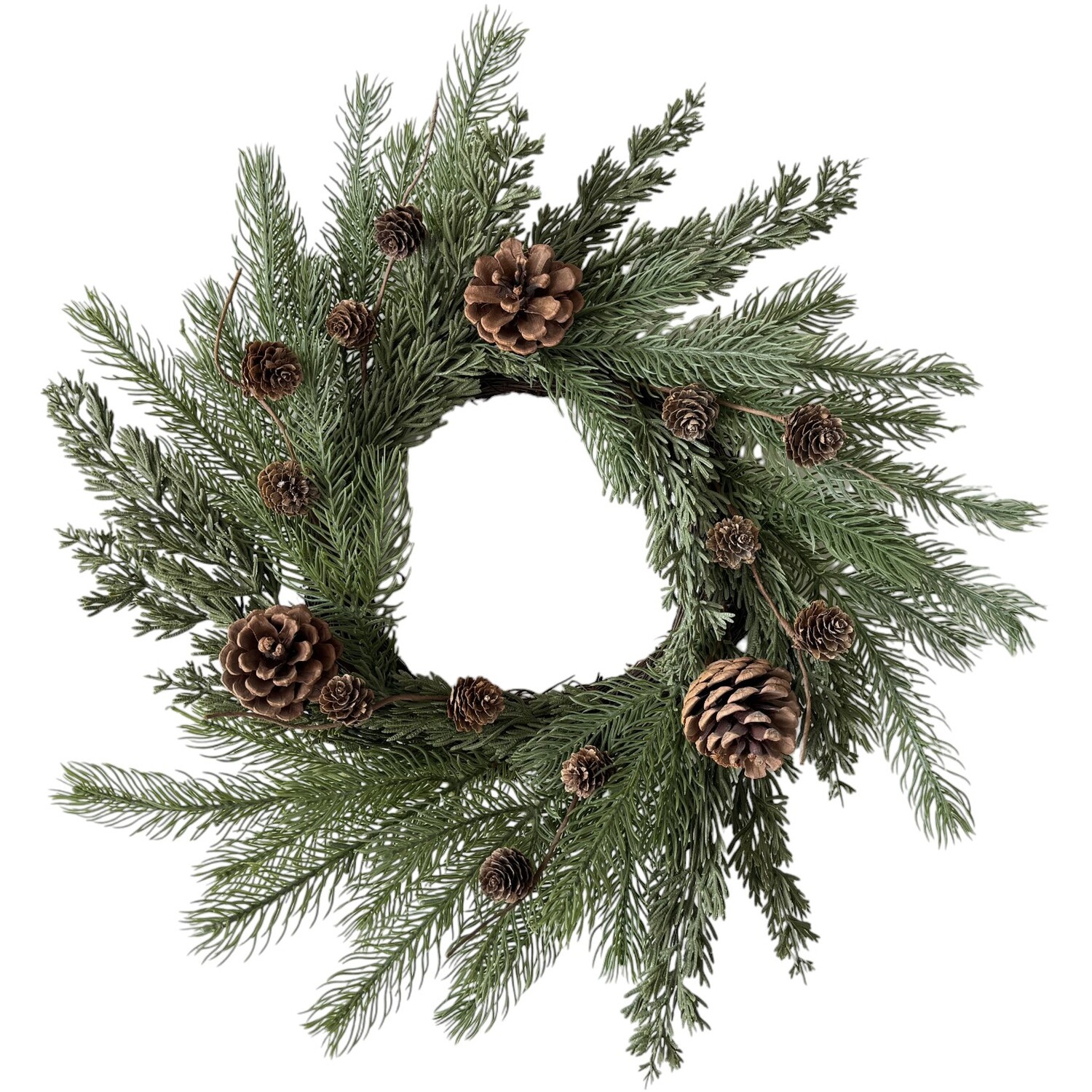 Traditional Pinecone Candle RingGreen Image 3