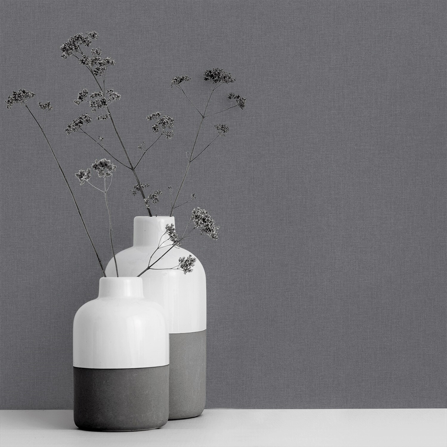 Grandeco Panama Wallpaper - Grey Image 2