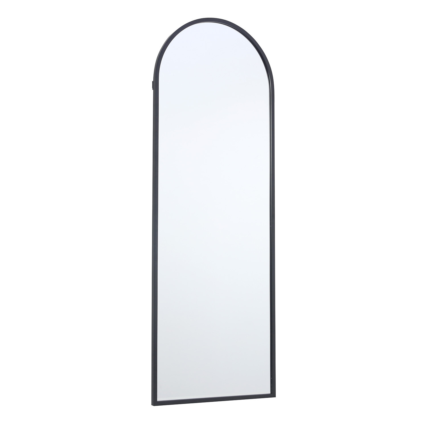 Metal Arch Dress Mirror - Black Image 3