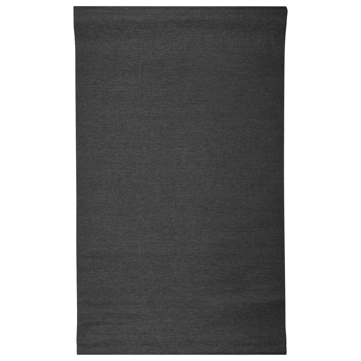 Textured Blackout Roller Blind Dark Grey 120cm Image 2