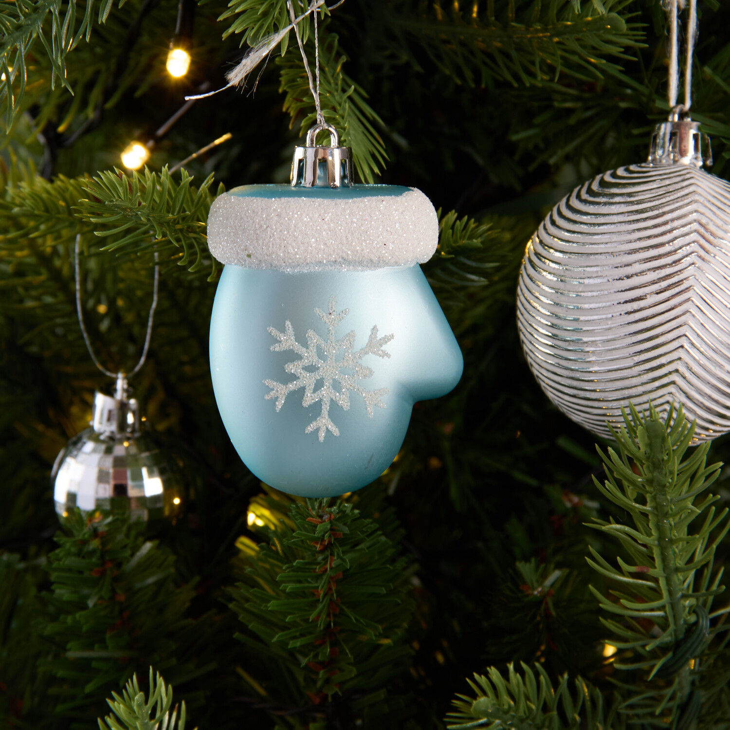 Set of 50 Angel Whispers Baubles Blue Image 5