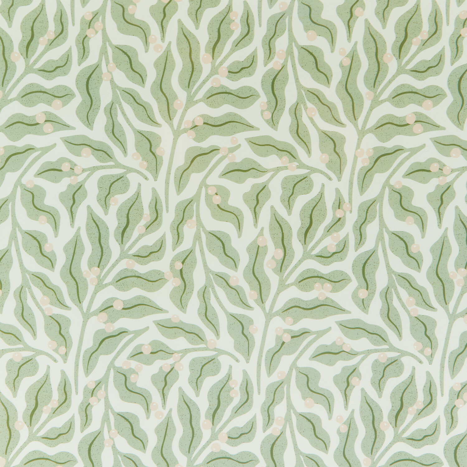 Green Leaves Glass Worktop Saver Green Image 3