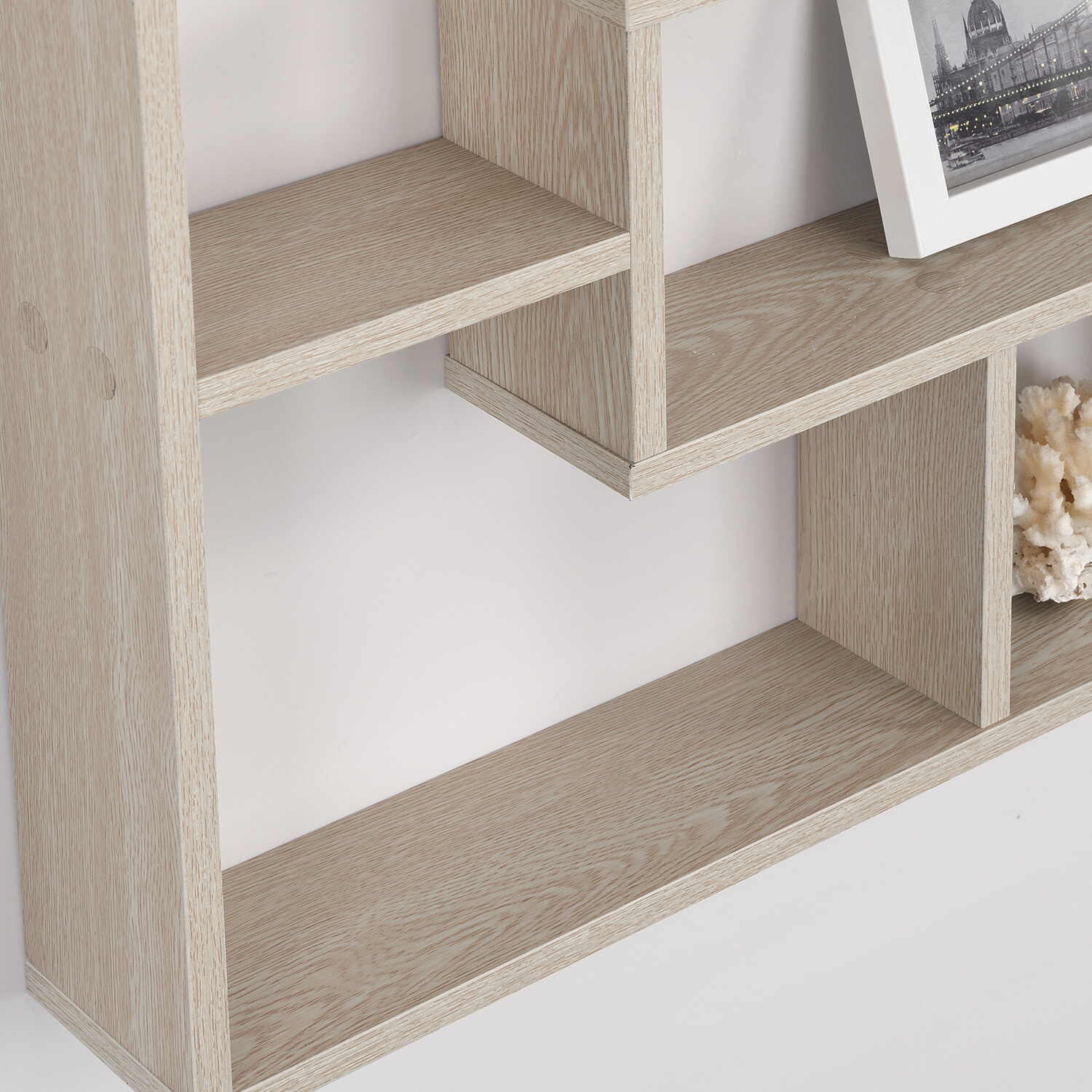 Latitude Multi Section Shelf - Oak Image 3