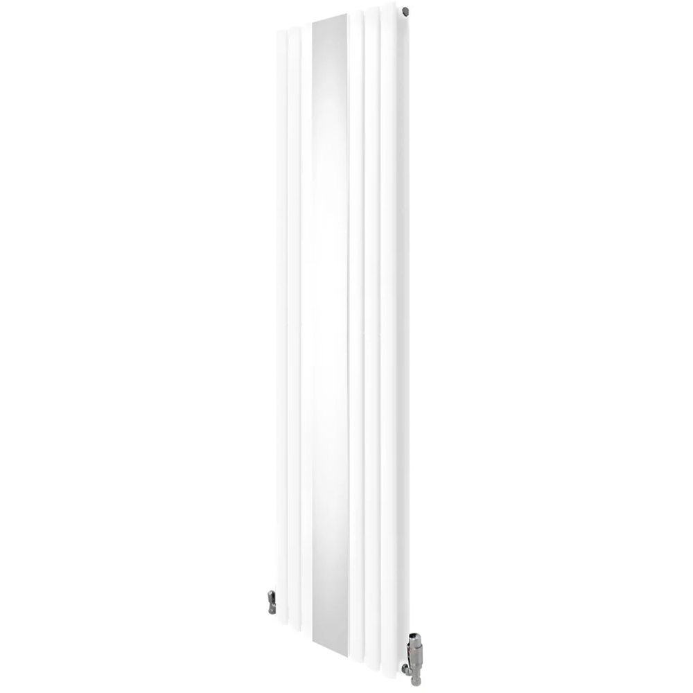 Monster Shop 5009 BTU White Oval Mirror Radiator and Valves 1800 x 500mm Image 3
