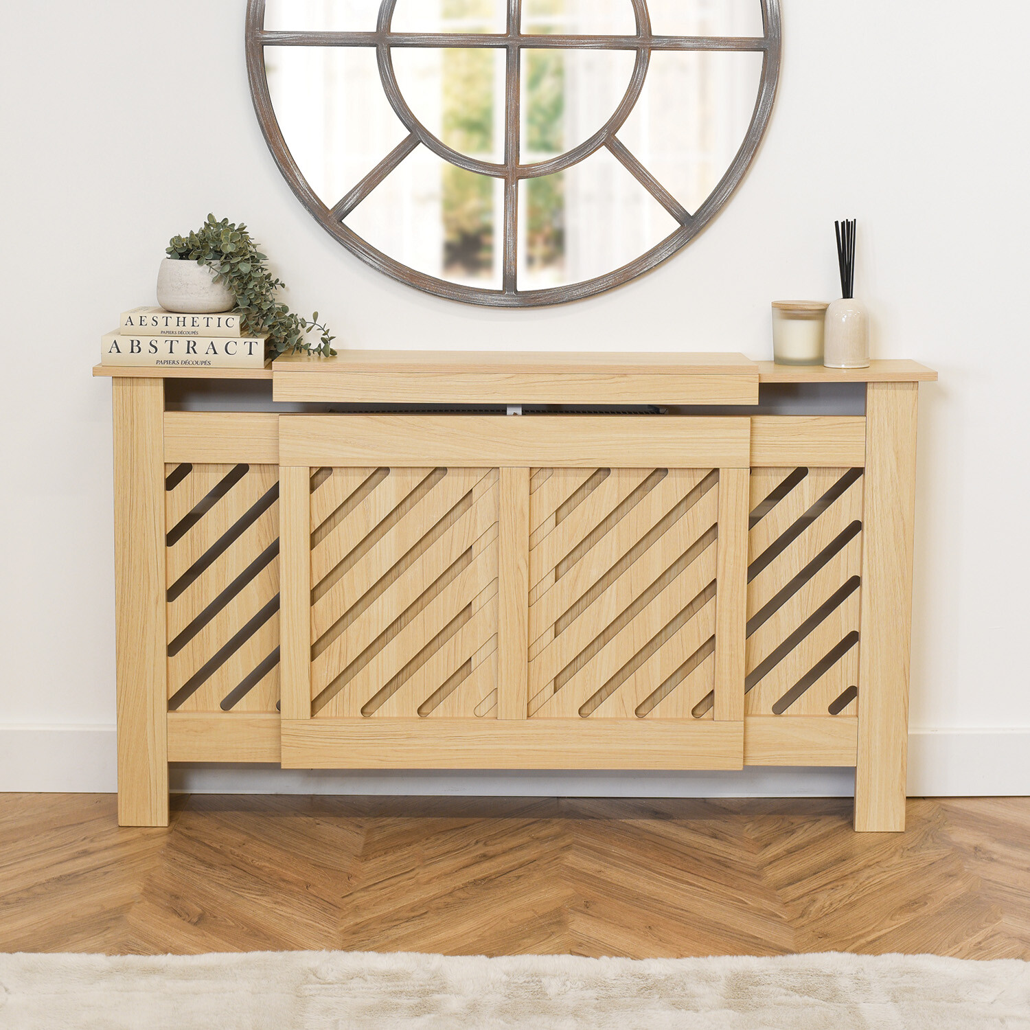 Salford Radiator Cover - Wood Image 2