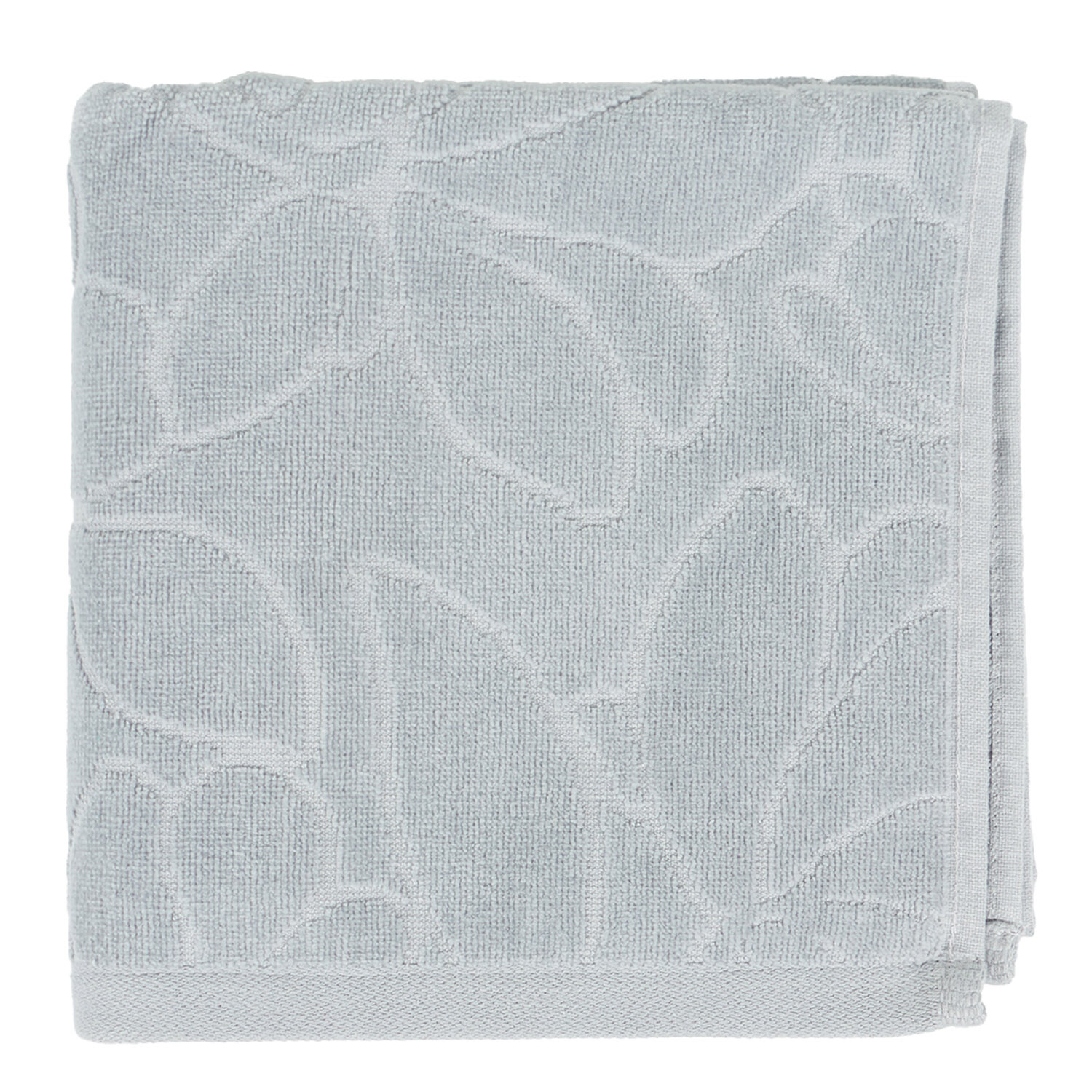 Garden Wisper Hand Towel Silver Image 2